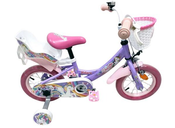 Volare Unicorn Kinderfiets - Meisjes - 12 inch - Paars