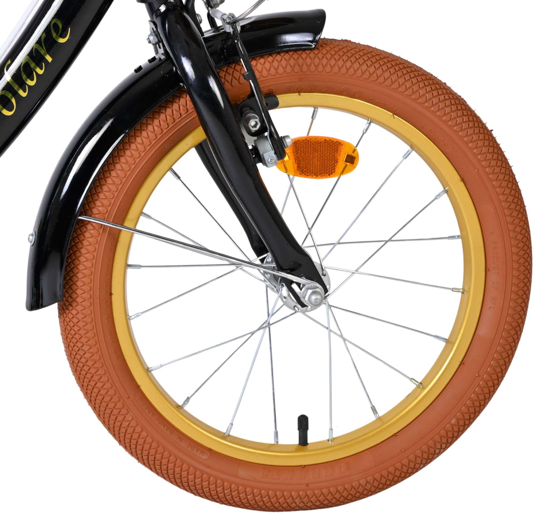 Volare Ashley Kinderfiets - Meisjes - 16 inch - Zwart - Twee Handremmen - Afbeelding 3