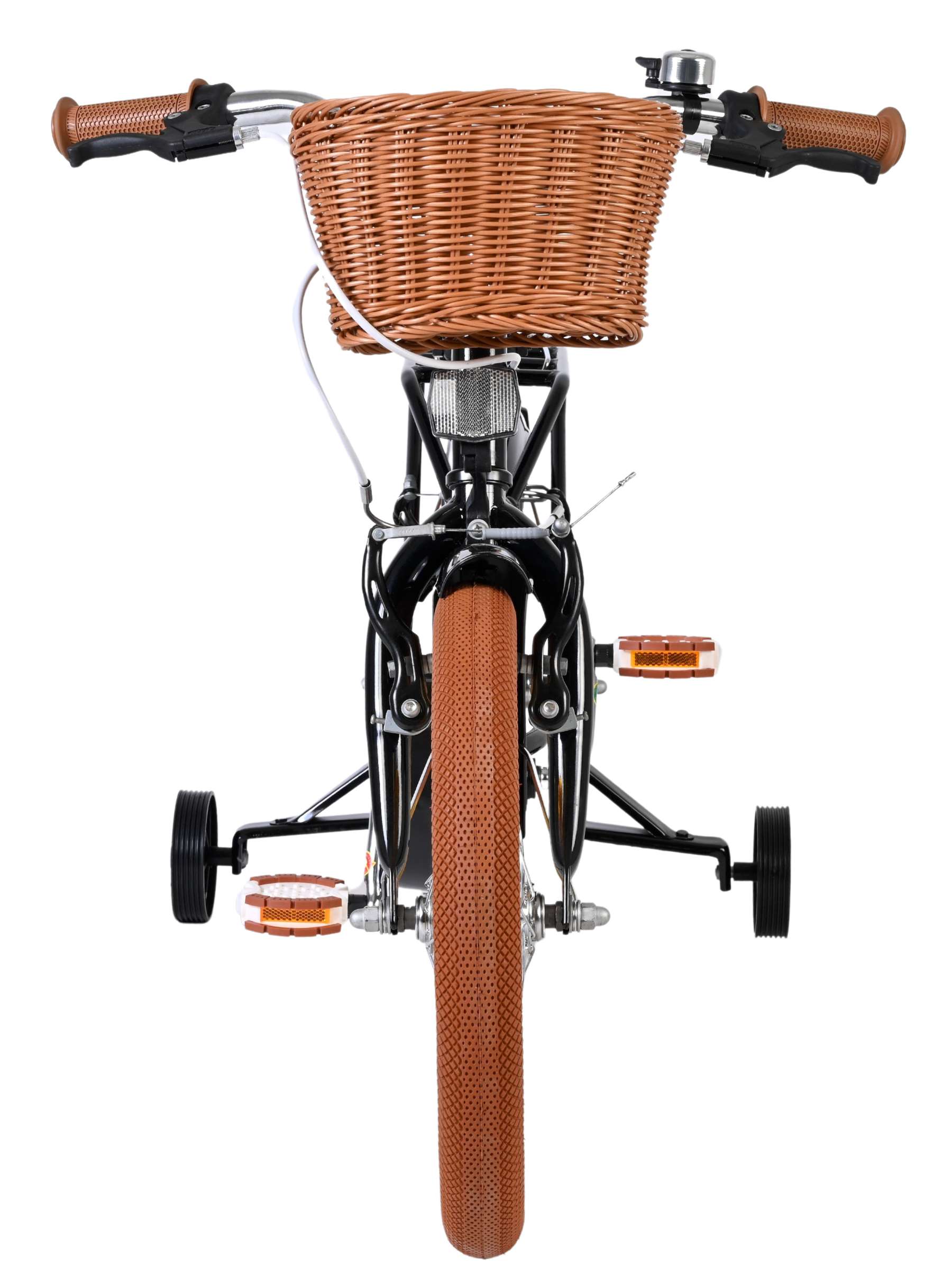 Volare Ashley Kinderfiets - Meisjes - 16 inch - Zwart - Twee Handremmen - Afbeelding 6