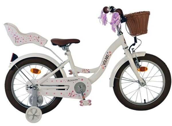 Volare Blossom Kinderfiets - Meisjes - 16 inch - Wit