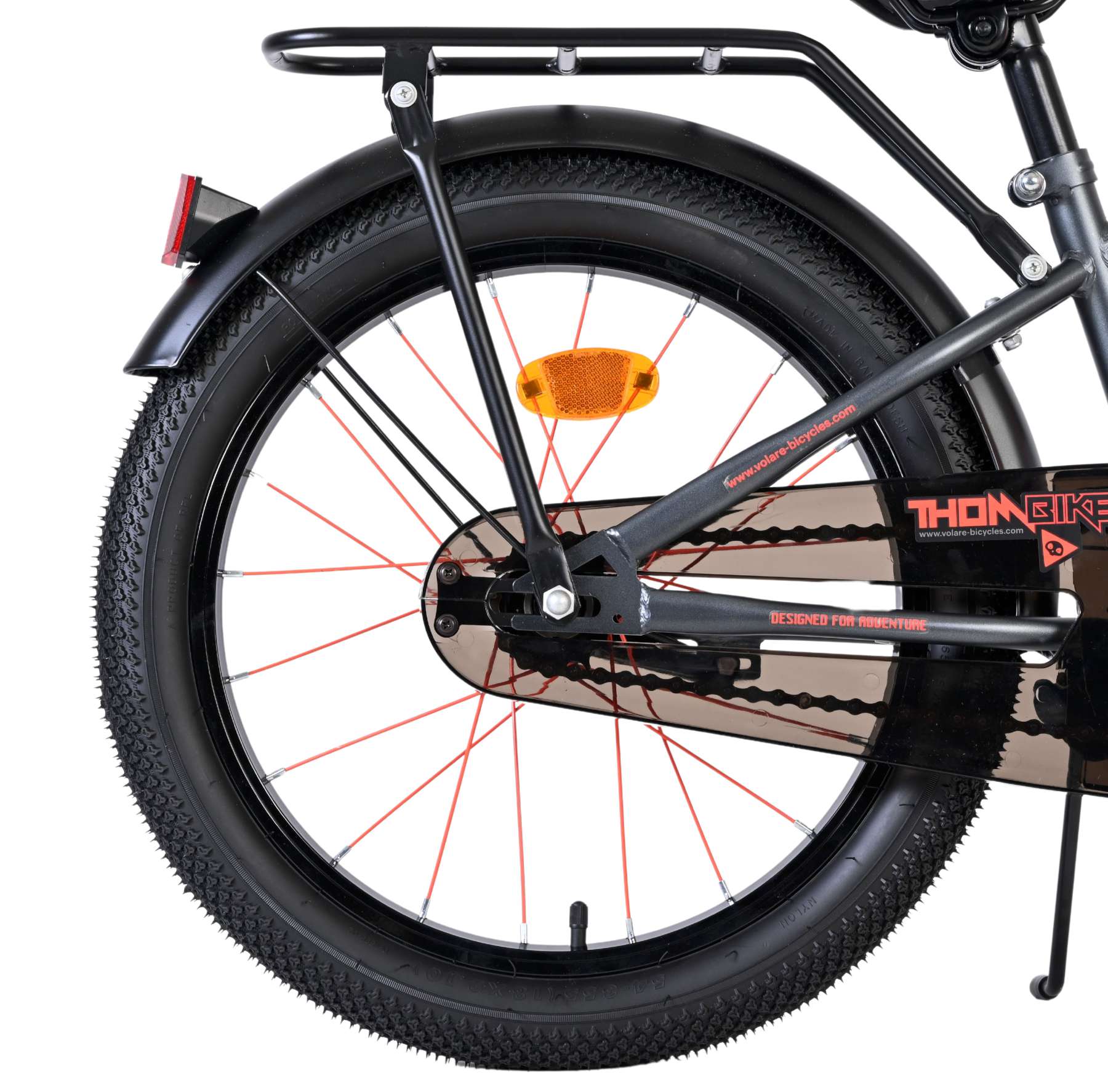 Volare Thombike Kinderfiets - Jongens - 18 inch - Oranje Grijs - Afbeelding 2