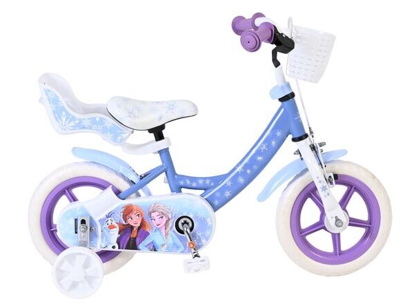 Disney Frozen Kinderfiets - Meisjes - Mag Wheels - 12 inch - Blauw