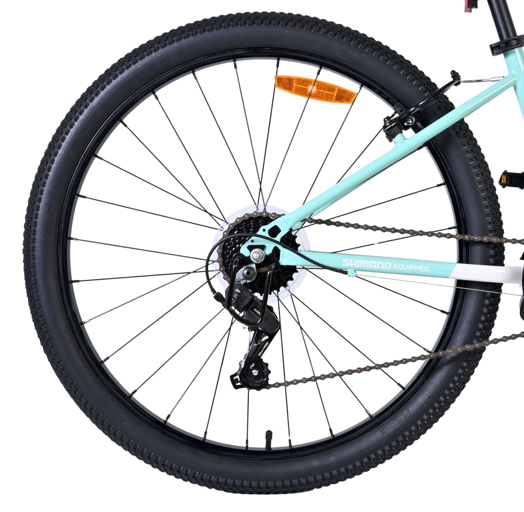 Volare Boost Kinderfiets - 26 inch - Wit/Mintgroen - 21 Speed - Afbeelding 2