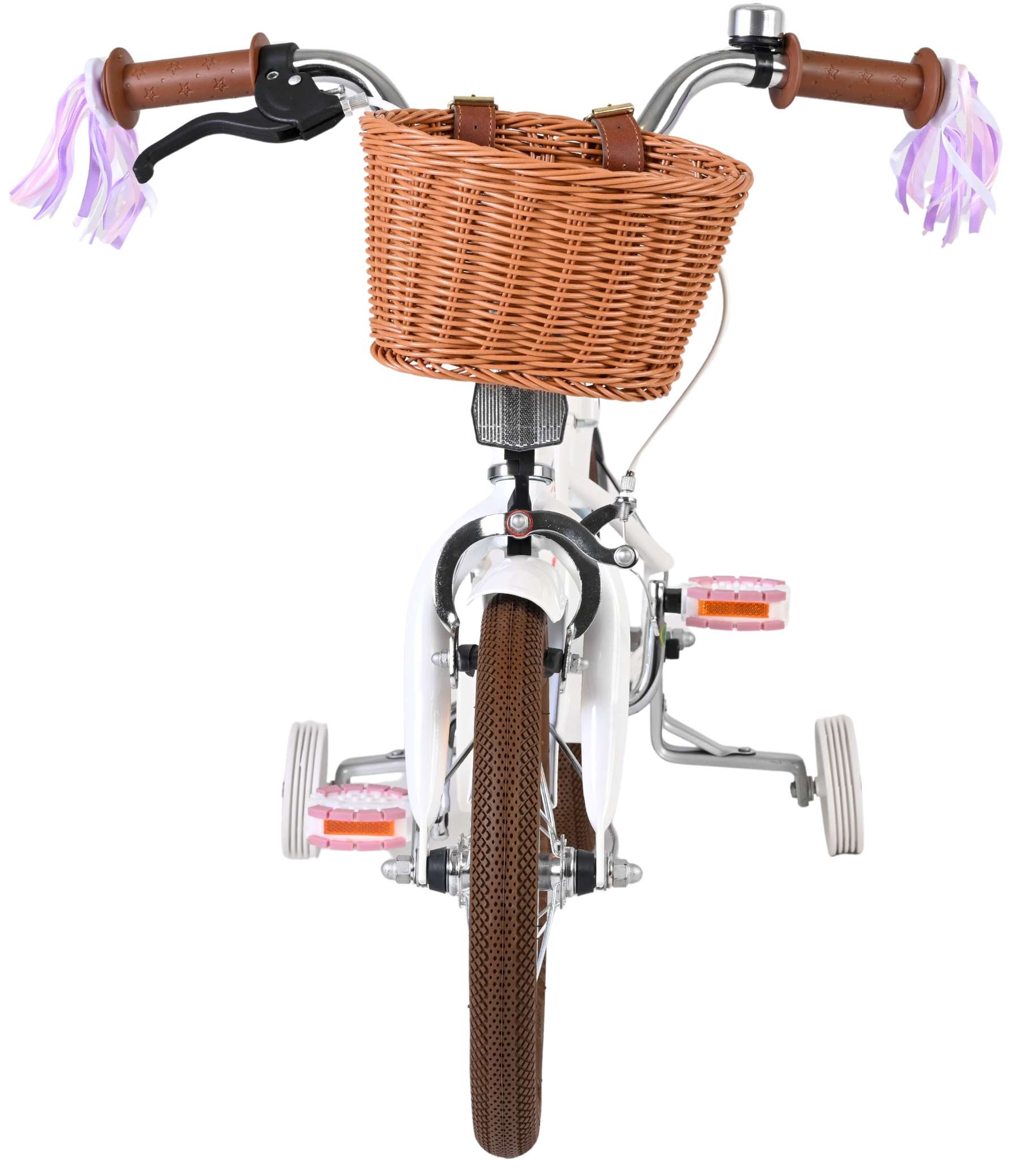 Volare Blossom Kinderfiets - Meisjes - 14 inch - Wit - Afbeelding 6