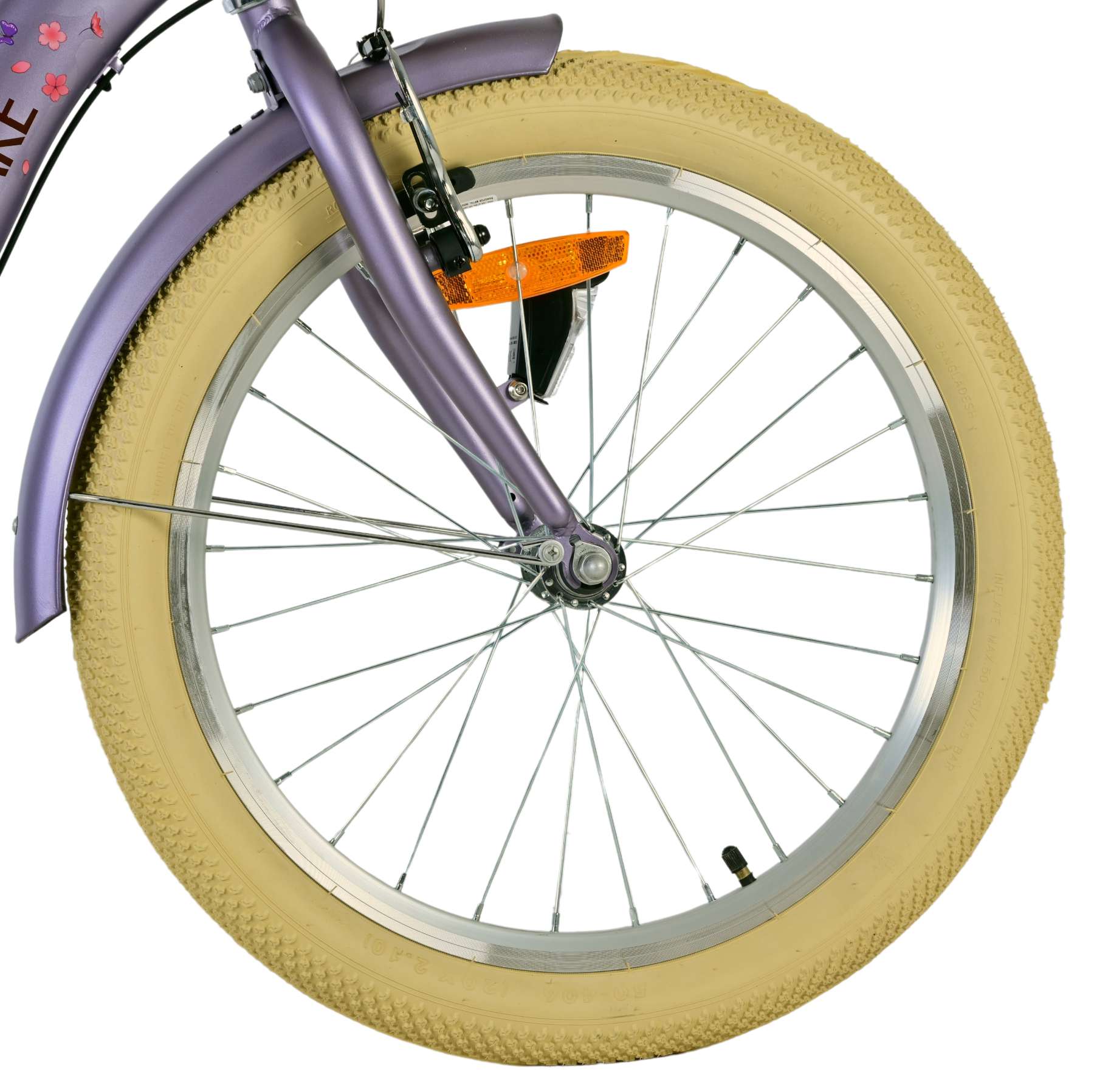 Volare Blossom Kinderfiets - Meisjes - 20 inch - Paars - Nexus 3 - Afbeelding 3