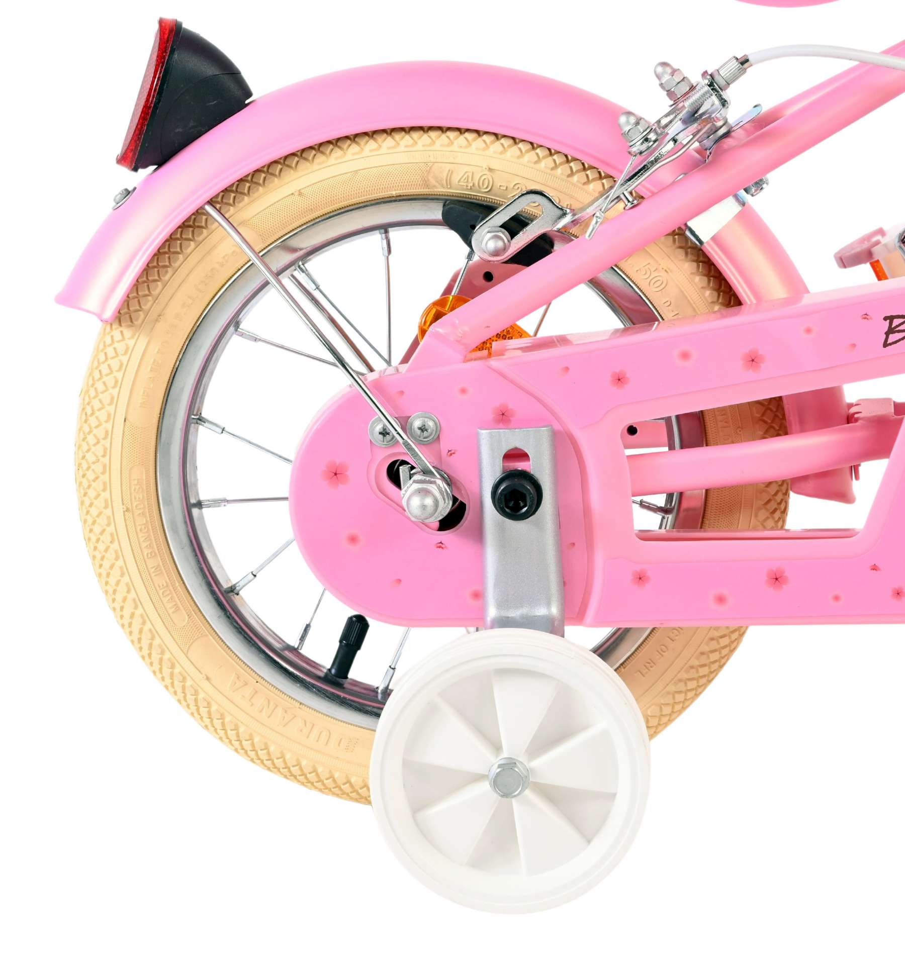Volare Blossom Kinderfiets - Meisjes - 12 inch - Roze - Twee handremmen - Afbeelding 2