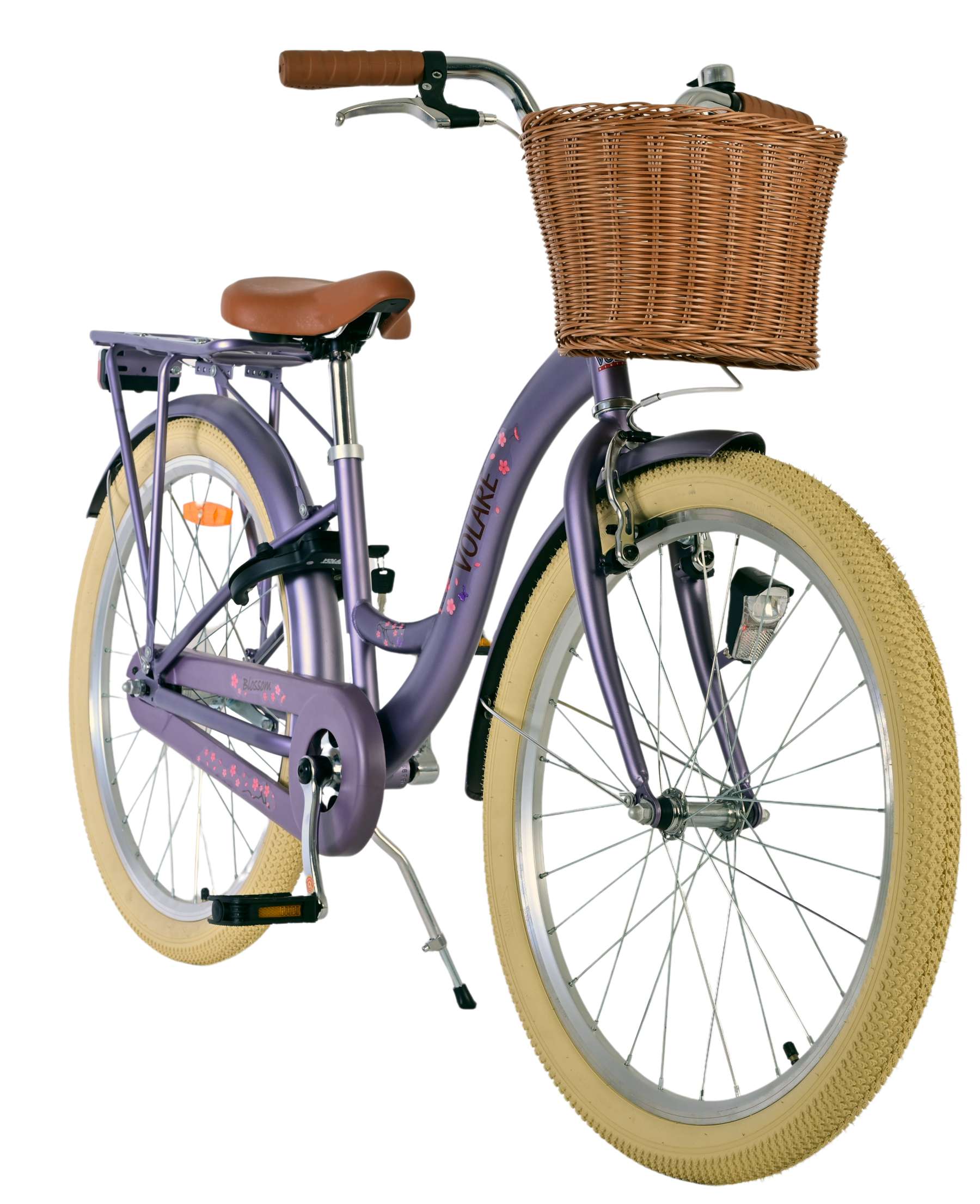 Volare Blossom Kinderfiets - Meisjes - 24 inch - Paars - Afbeelding 5