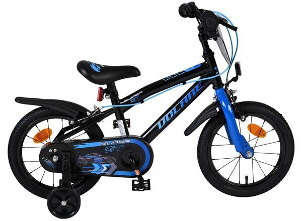 Volare Super GT Kinderfiets - Jongens - 14 inch - Blauw - Twee handremmen