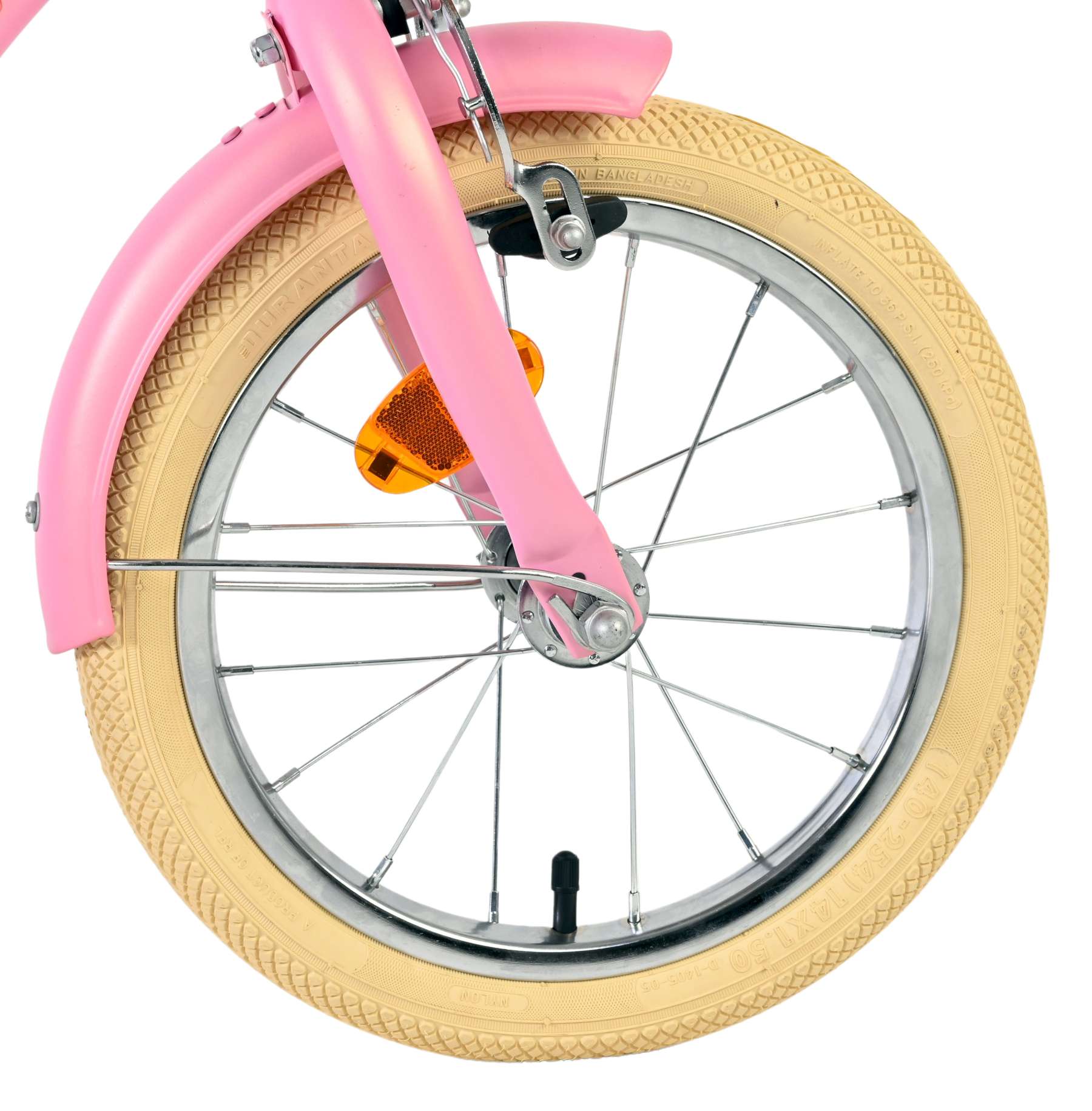 Volare Blossom Kinderfiets - Meisjes - 14 inch - Roze - Twee Handremmen - Afbeelding 3