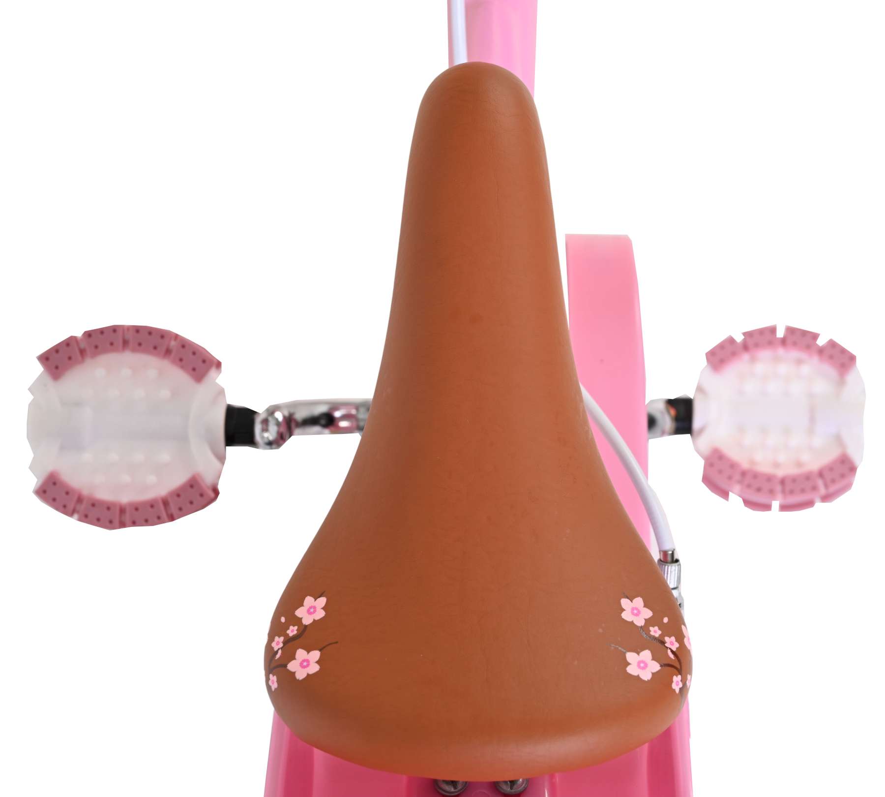 Volare Blossom Kinderfiets - Meisjes - 14 inch - Roze - Twee Handremmen - Afbeelding 4