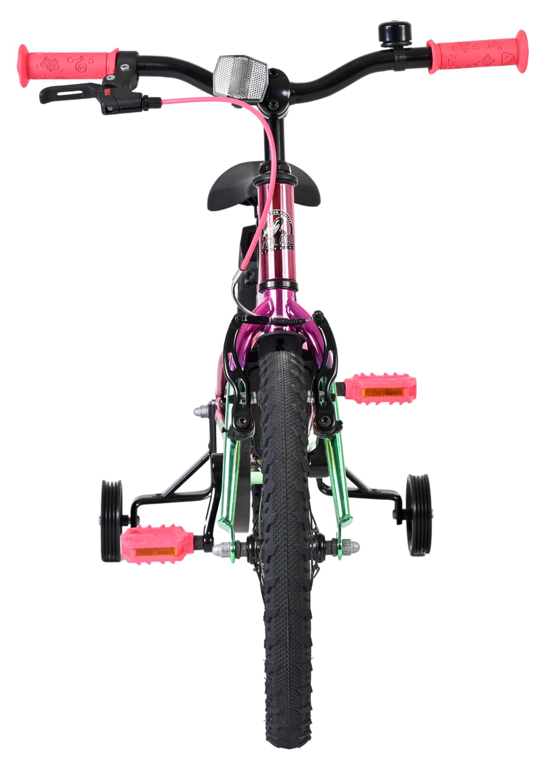 Volare Chrome Kinderfiets - Meisjes - 16 inch - Roze Groen - Afbeelding 6