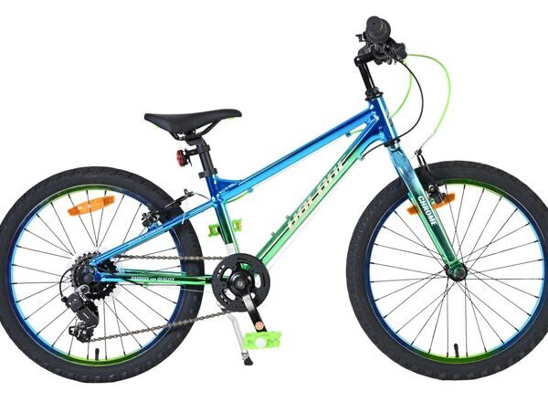 Volare Chrome Kinderfiets - Jongens - 20 inch - Blauw Groen - 6 versnellingen