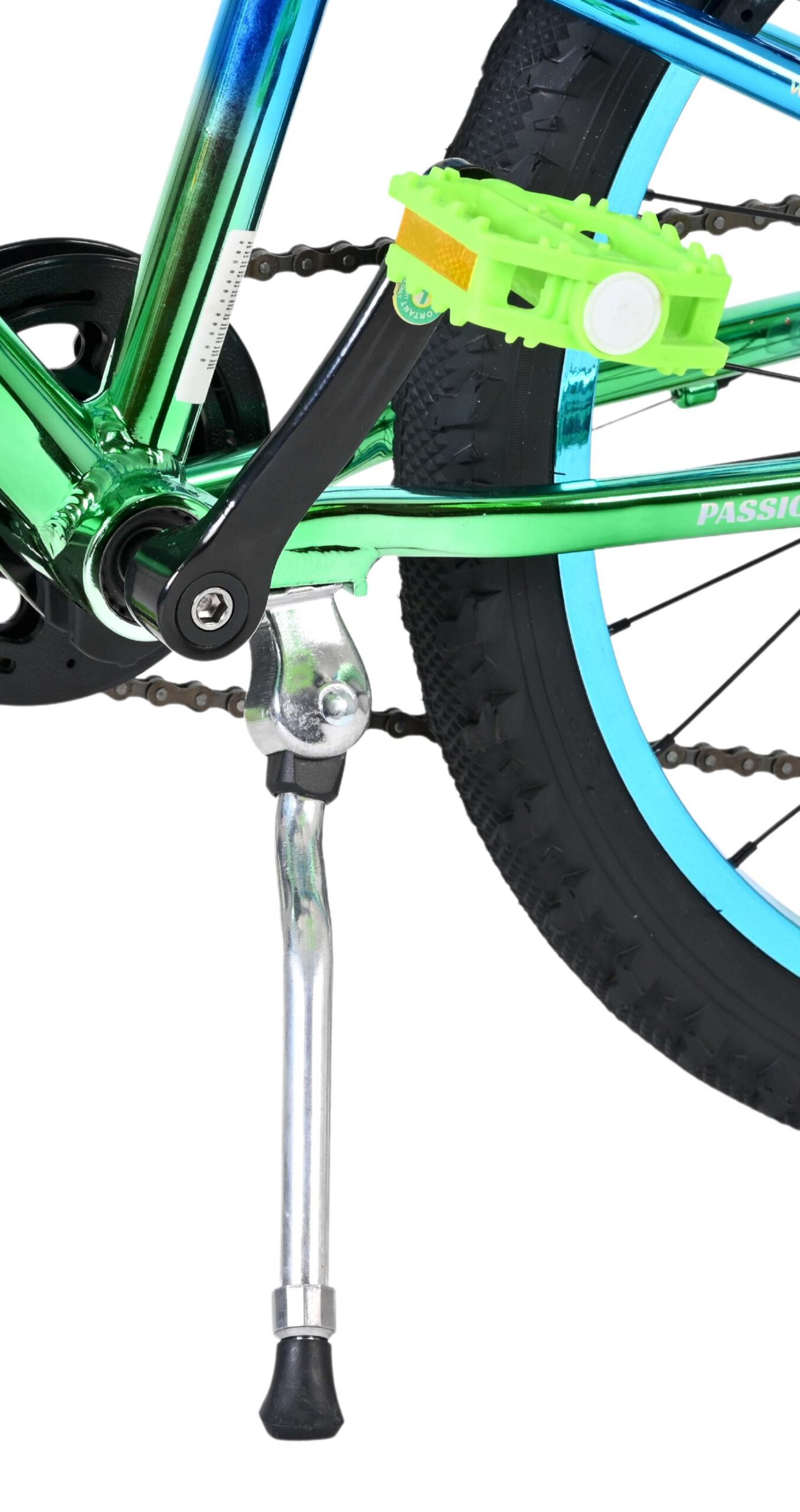 Volare Chrome Kinderfiets - Jongens - 20 inch - Blauw Groen - 6 versnellingen - Afbeelding 11