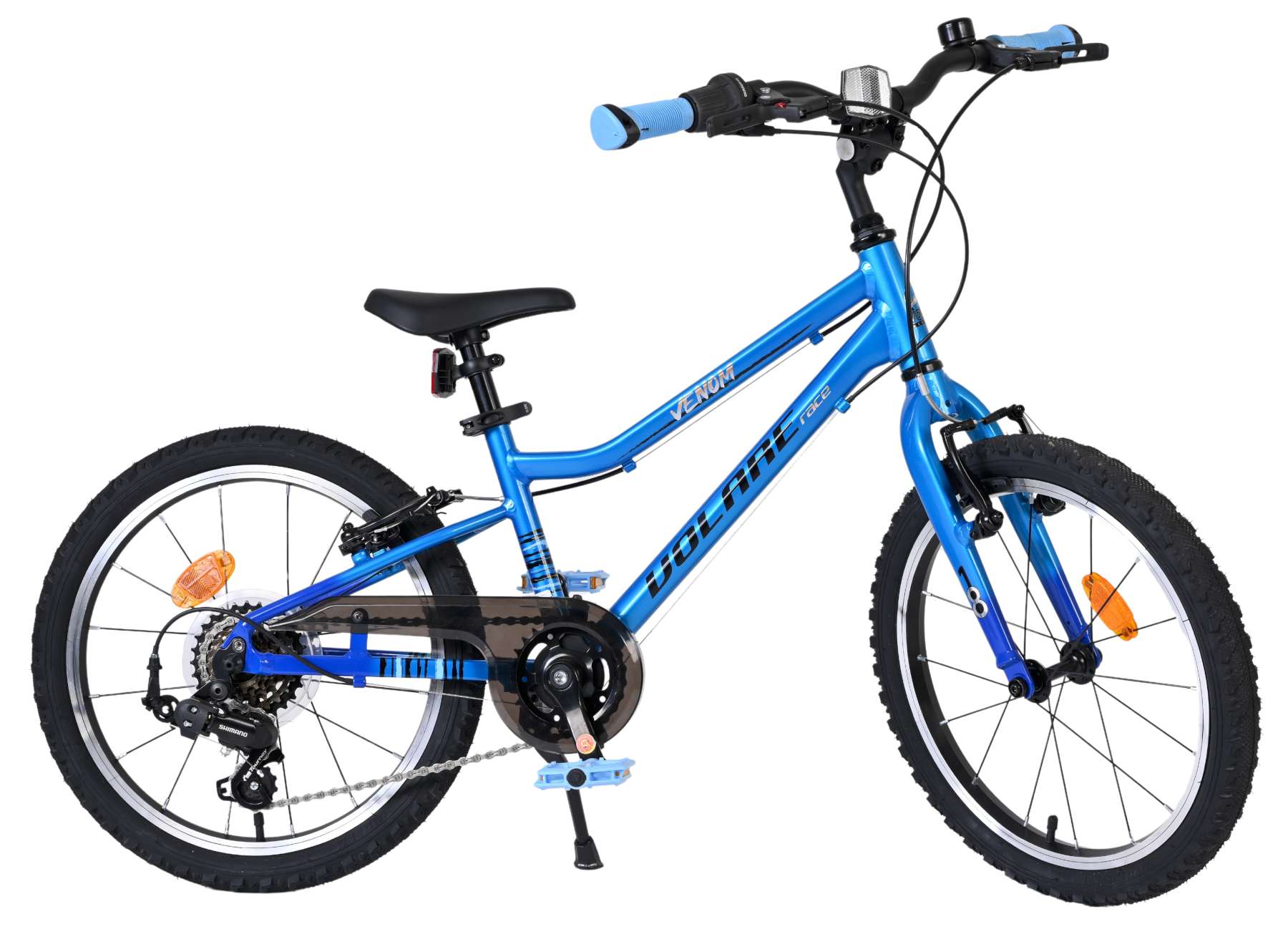 Volare Venom Kinderfiets - Jongens - 18 inch - Blauw - 6 Speed - Twee handremmen - Afbeelding 11