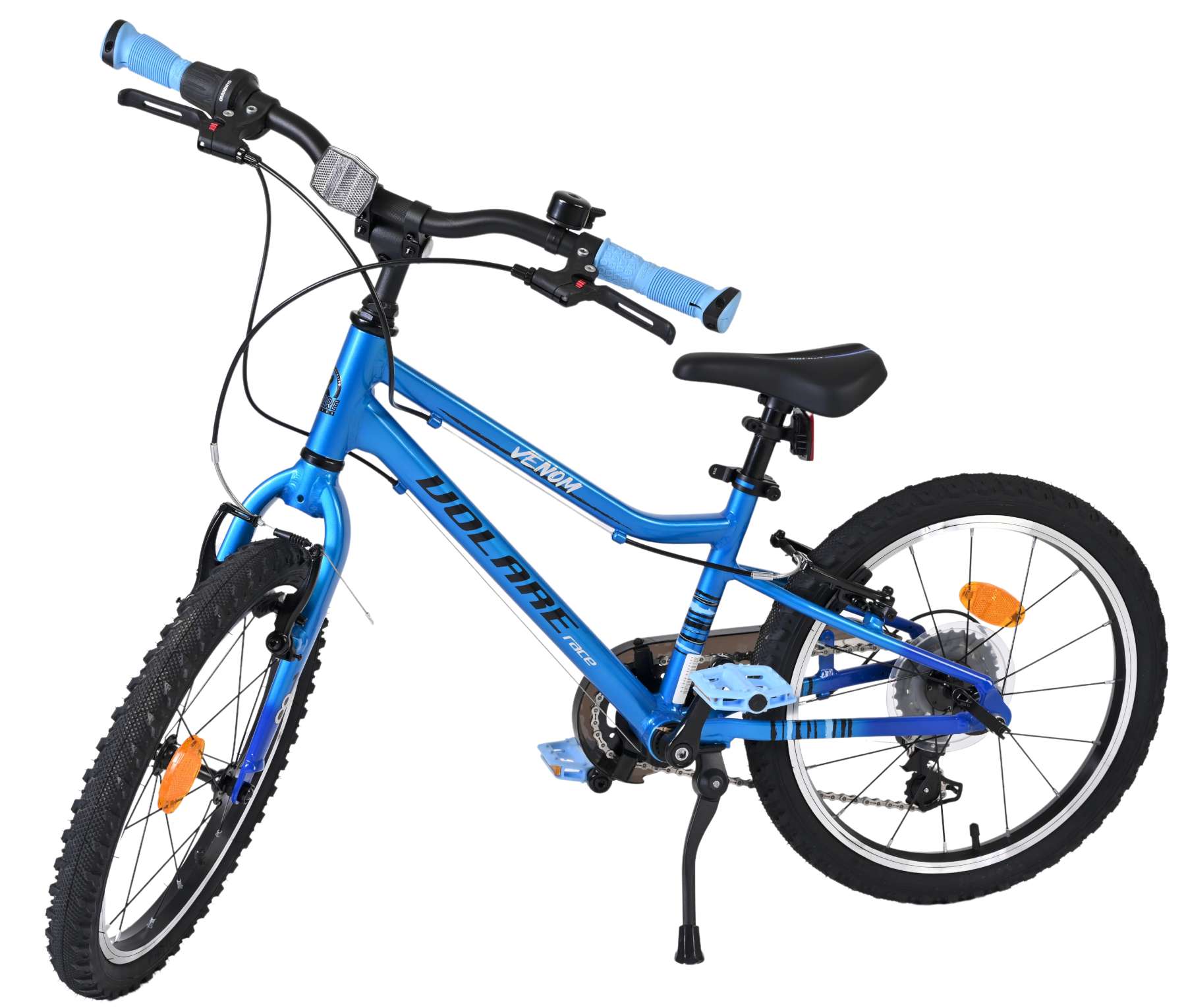 Volare Venom Kinderfiets - Jongens - 18 inch - Blauw - 6 Speed - Twee handremmen - Afbeelding 9