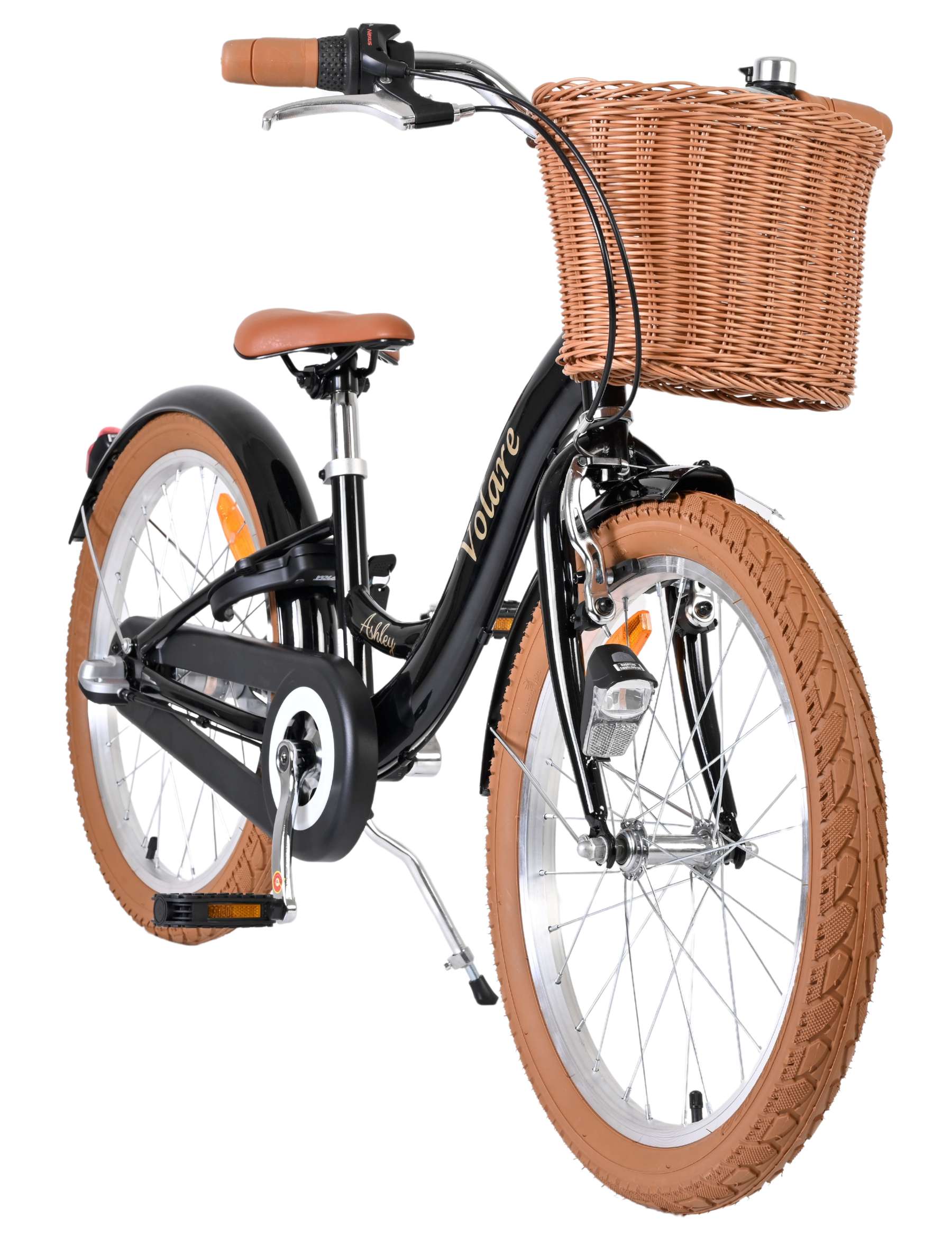 Volare Ashley Kinderfiets - Meisjes - 20 inch - Zwart - Nexus 3 - Afbeelding 6