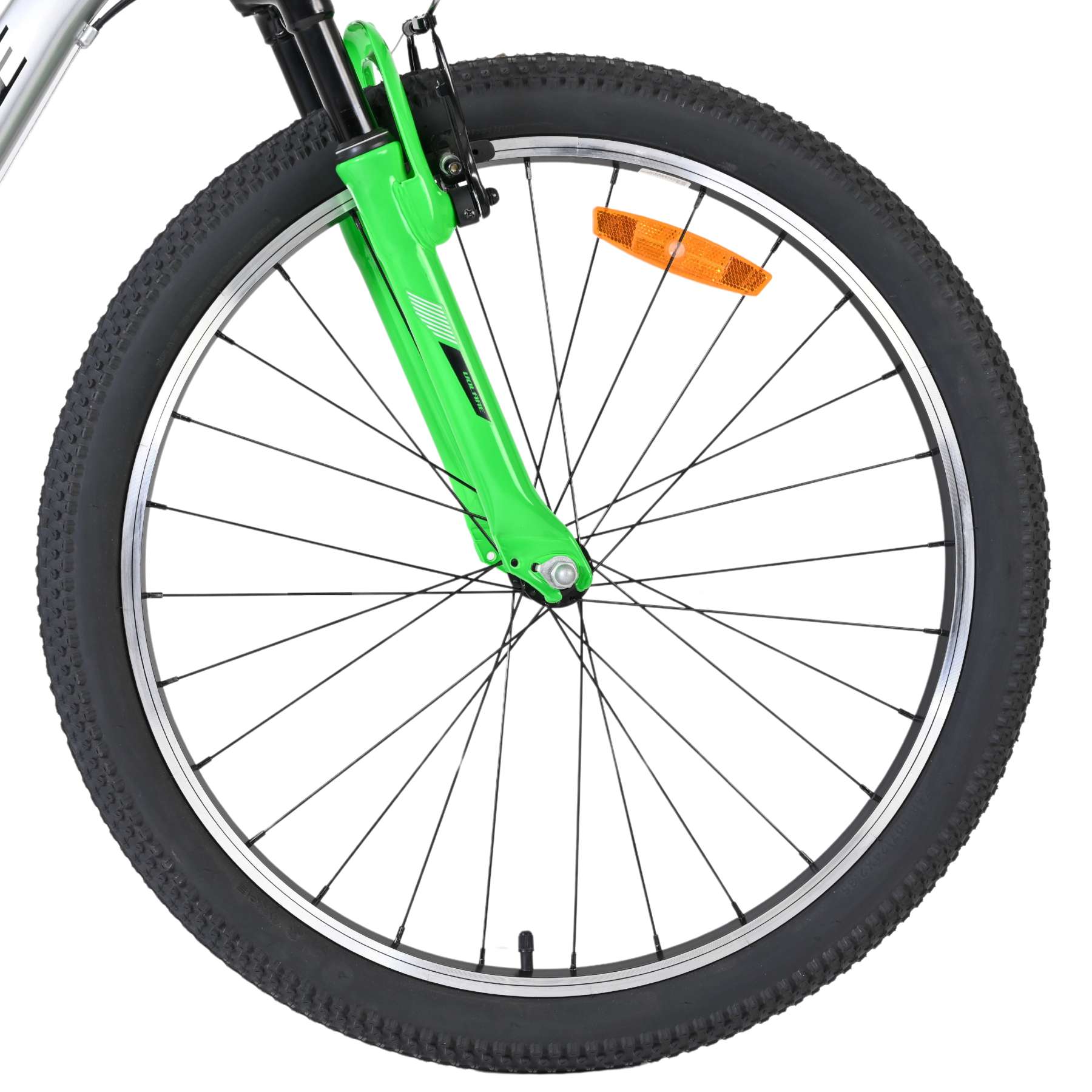 Volare Boost Kinderfiets - 24 inch - 21 Speed - Zilver/Groen - Afbeelding 3