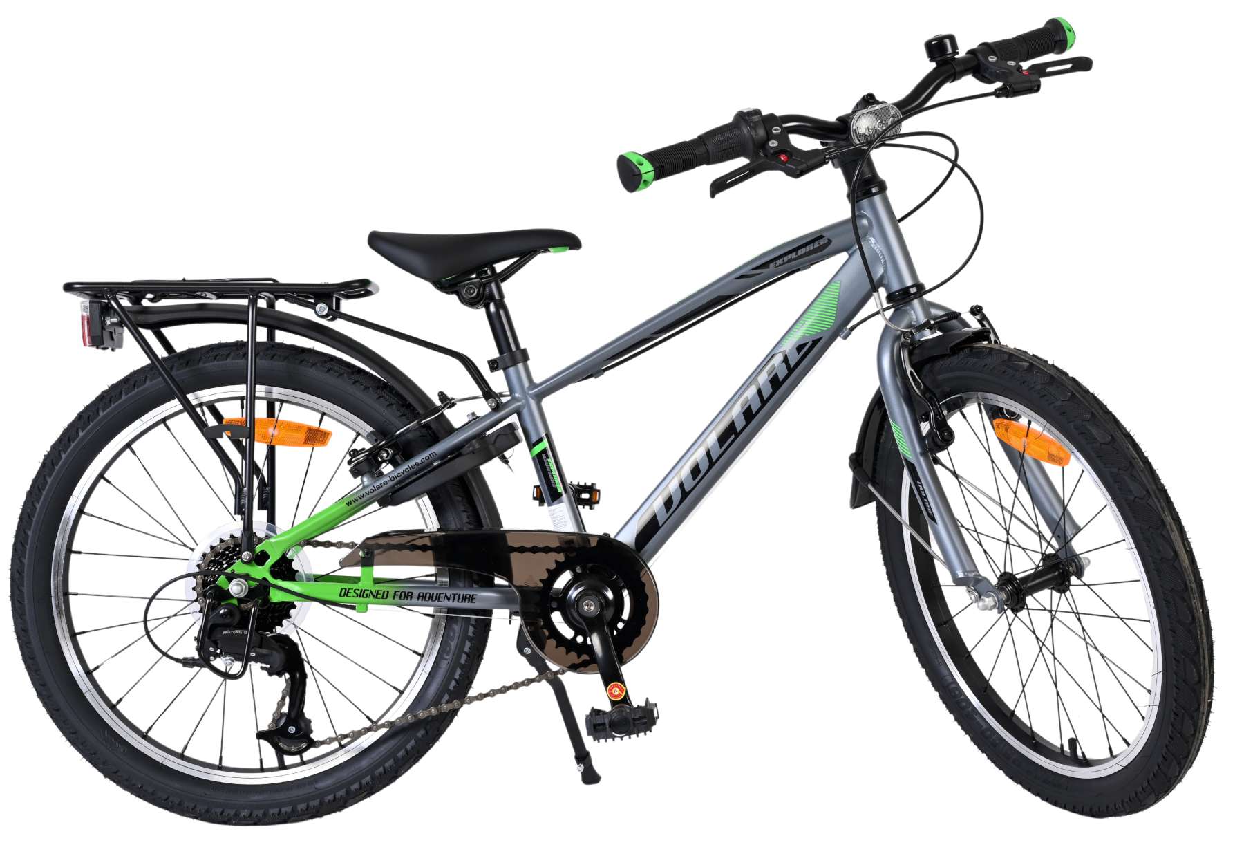 Volare Explorer Kinderfiets - Jongens - 20 inch - Donkergrijs - 7 versnellingen - Afbeelding 11
