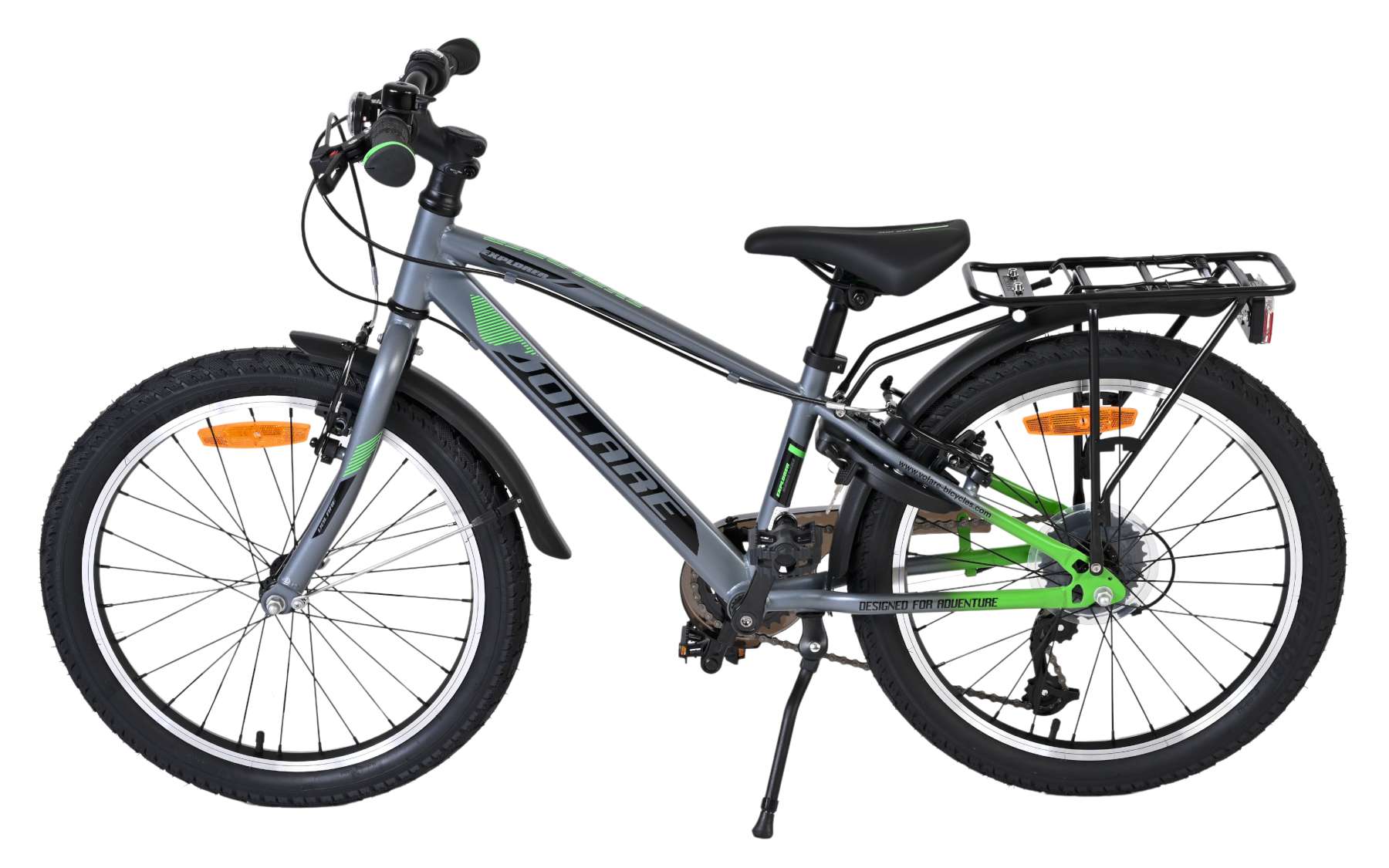 Volare Explorer Kinderfiets - Jongens - 20 inch - Donkergrijs - 7 versnellingen - Afbeelding 8