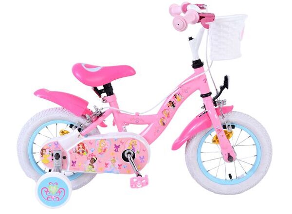 Magic Royals Kinderfiets - Meisjes - 12 inch - Roze - Twee Handremmen