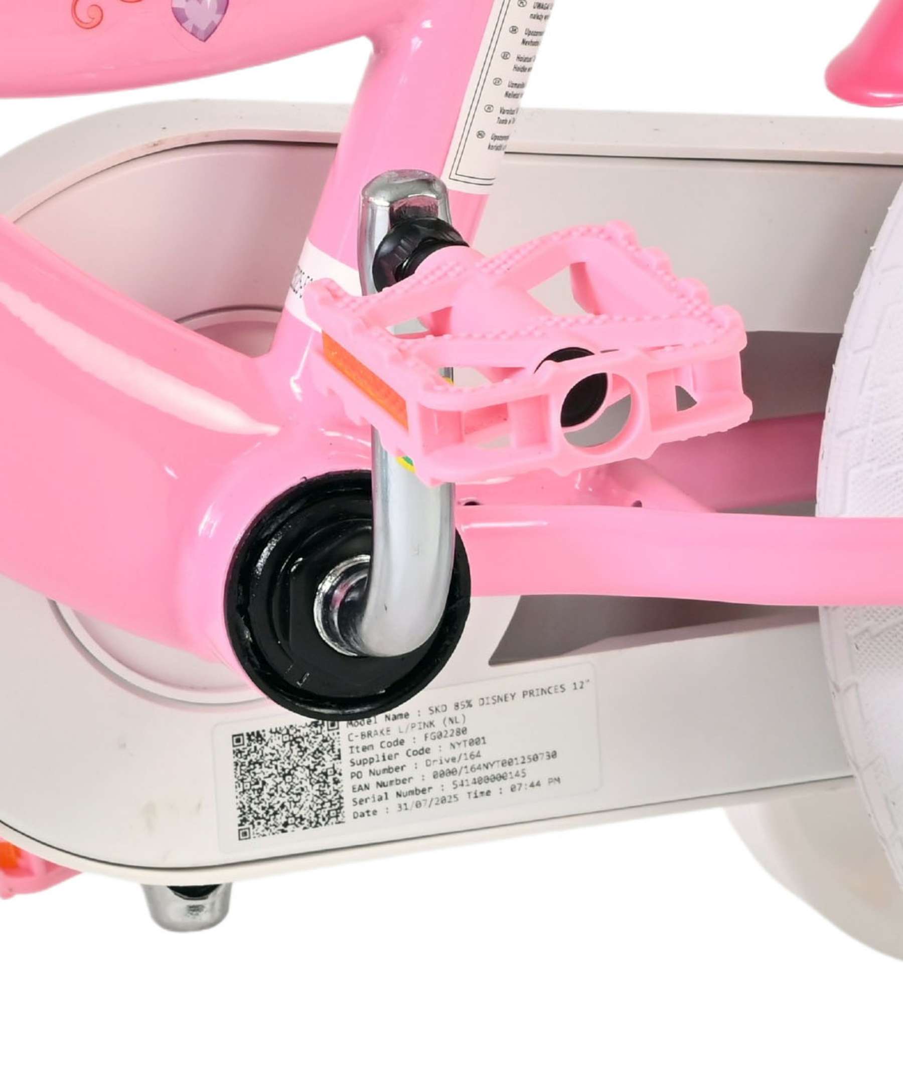 Magic Royals Kinderfiets - Meisjes - 12 inch - Roze - Afbeelding 9