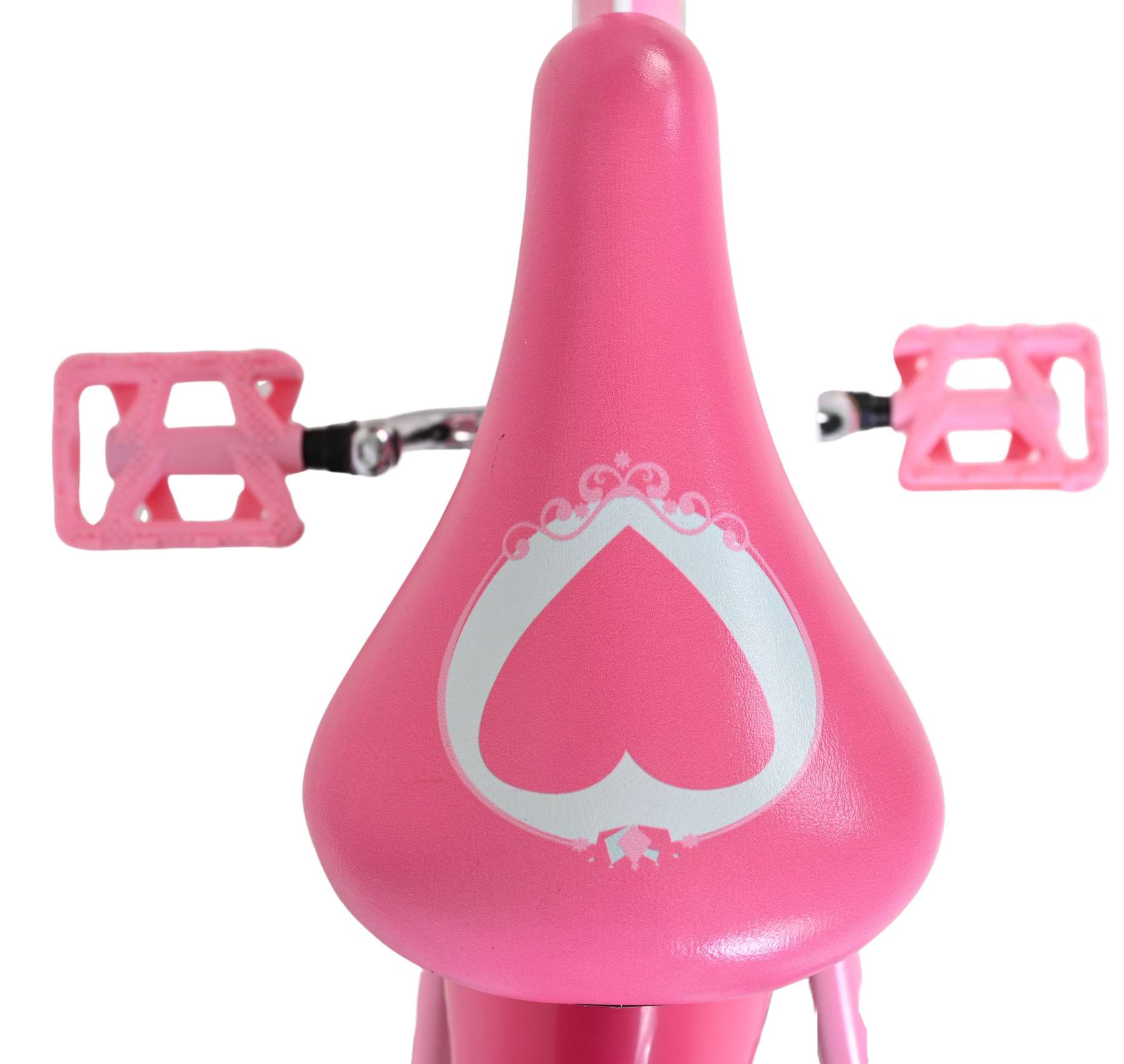 Magic Royals Kinderfiets - Meisjes - 14 inch - Roze - Twee handremmen - Afbeelding 4