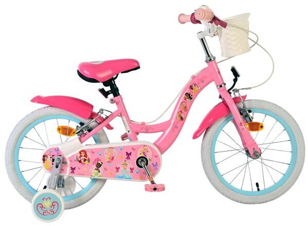 Magic Royals Kinderfiets - Meisjes - 16 inch - Roze - Twee Handremmen
