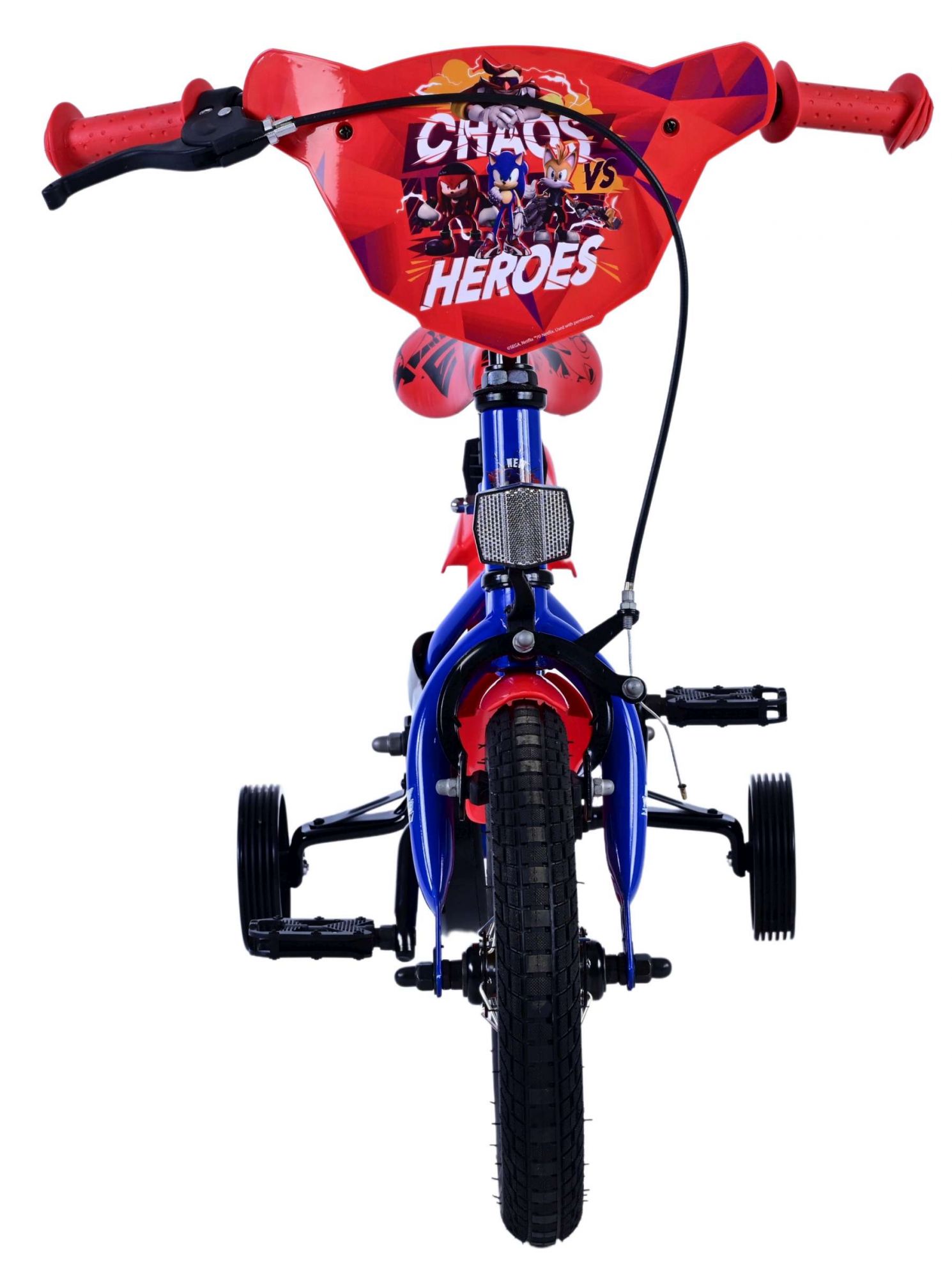 Turbo Crew Kinderfiets - Jongens - 12 inch - Blauw Rood - Afbeelding 6