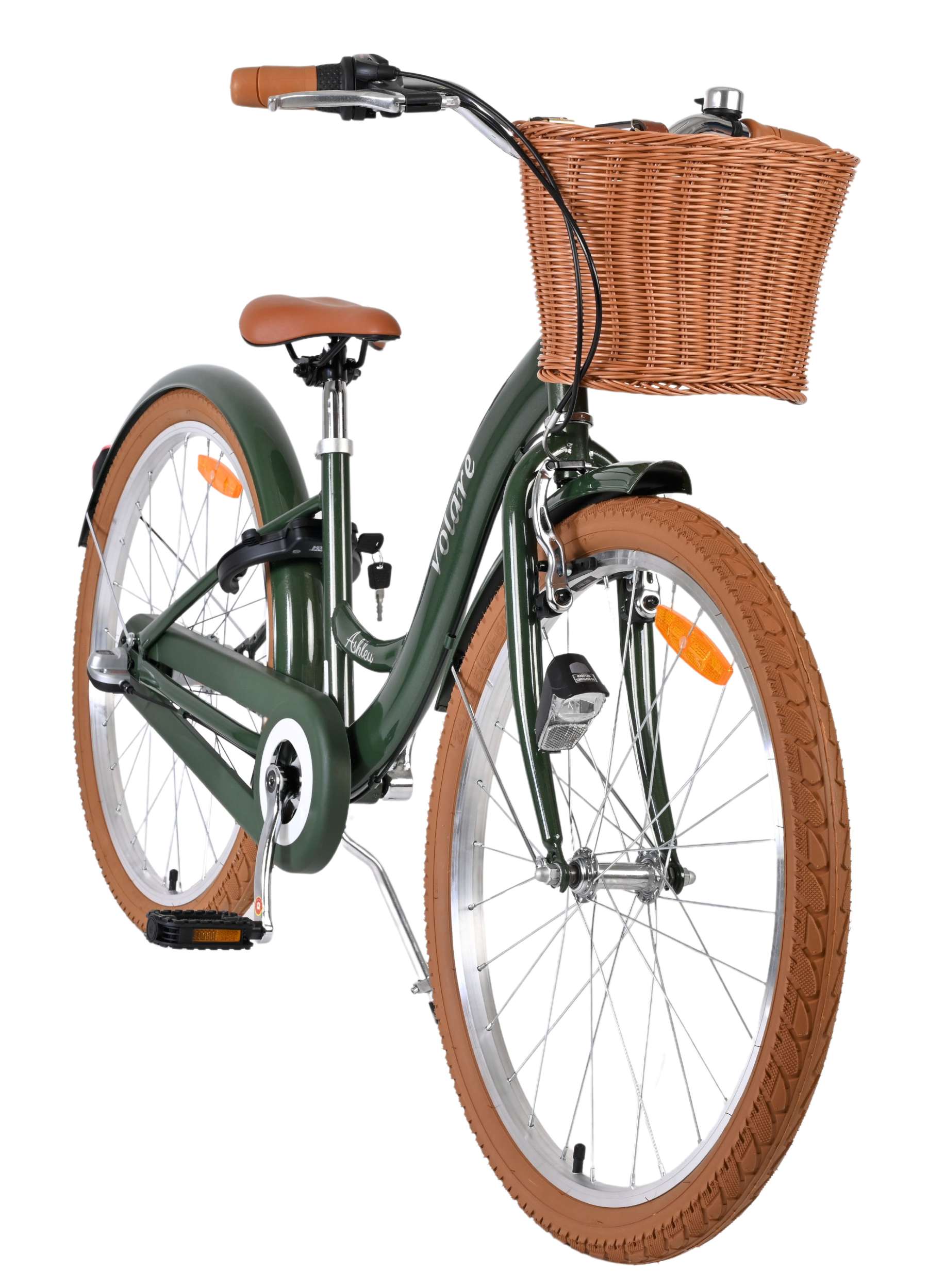 Volare Ashley Kinderfiets - Meisjes - 24 inch - Groen - Shimano Nexus 3 - Afbeelding 6