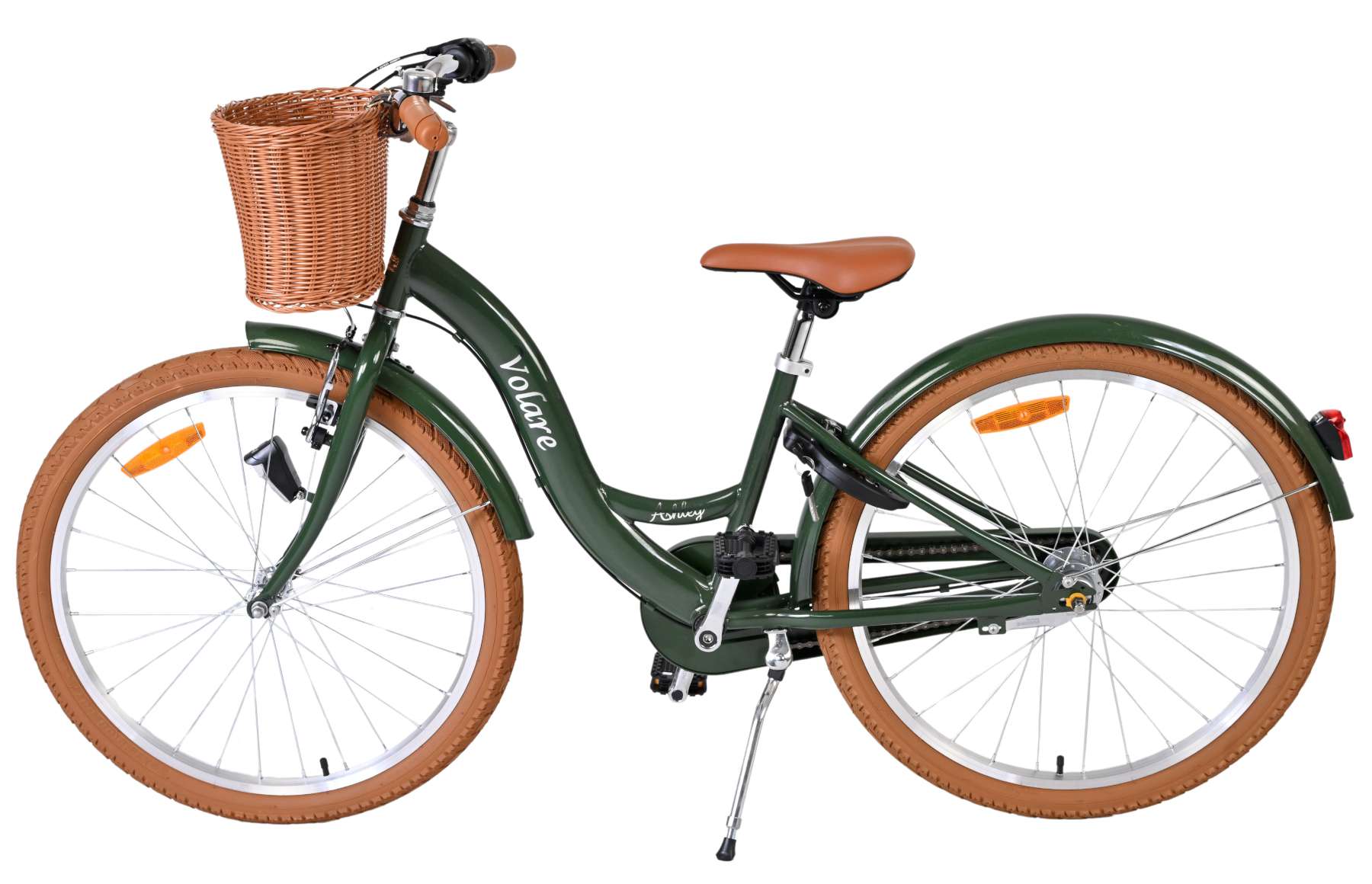 Volare Ashley Kinderfiets - Meisjes - 24 inch - Groen - Shimano Nexus 3 - Afbeelding 8