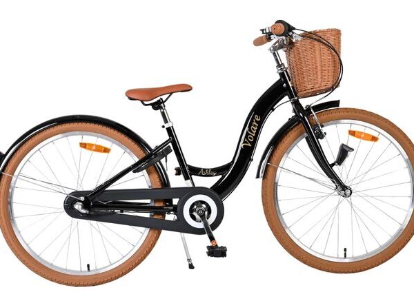 Volare Ashley Kinderfiets - Meisjes - 24 inch - Zwart - Nexus 3