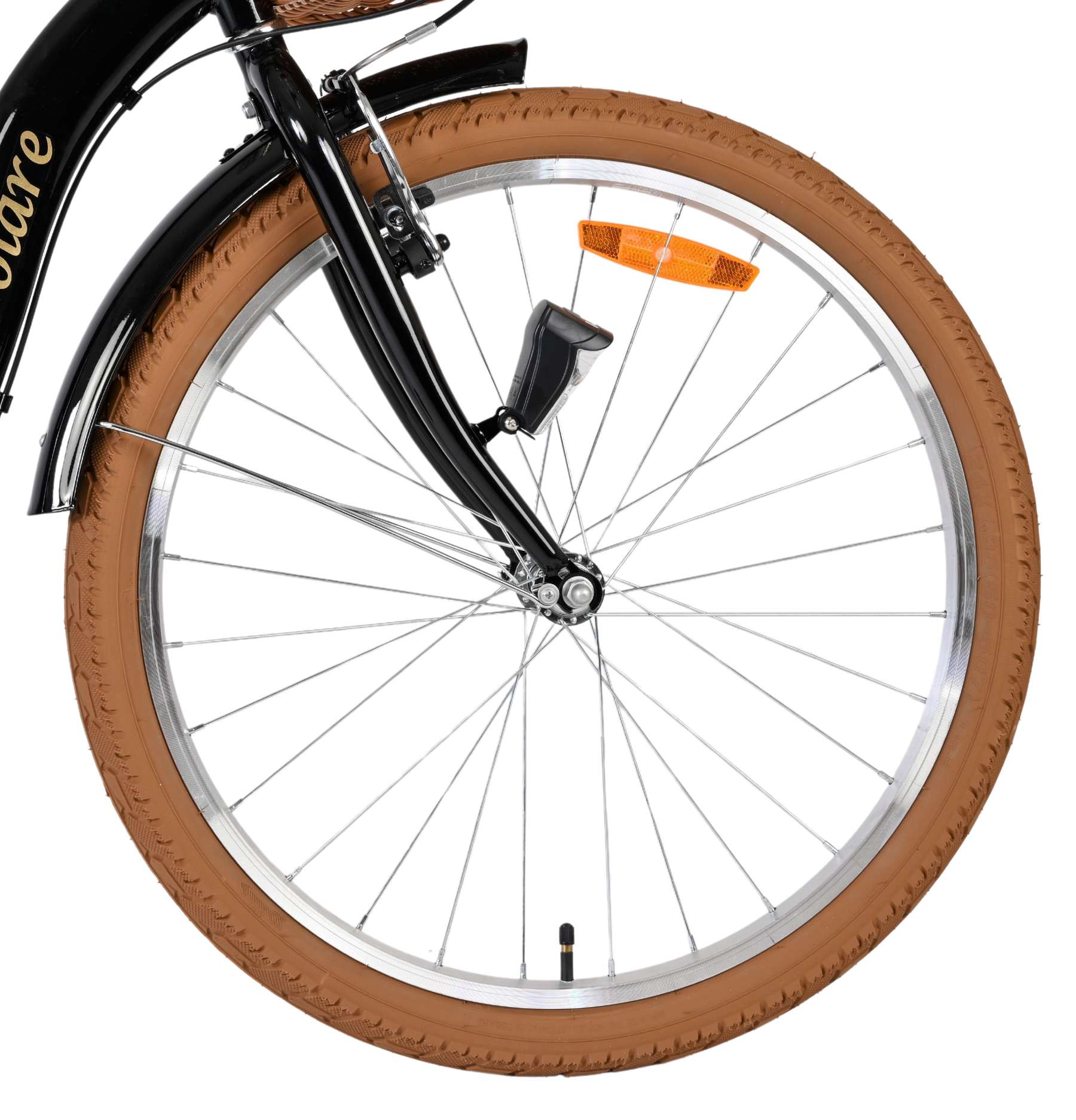 Volare Ashley Kinderfiets - Meisjes - 24 inch - Zwart - Shimano Nexus 3 - Afbeelding 3