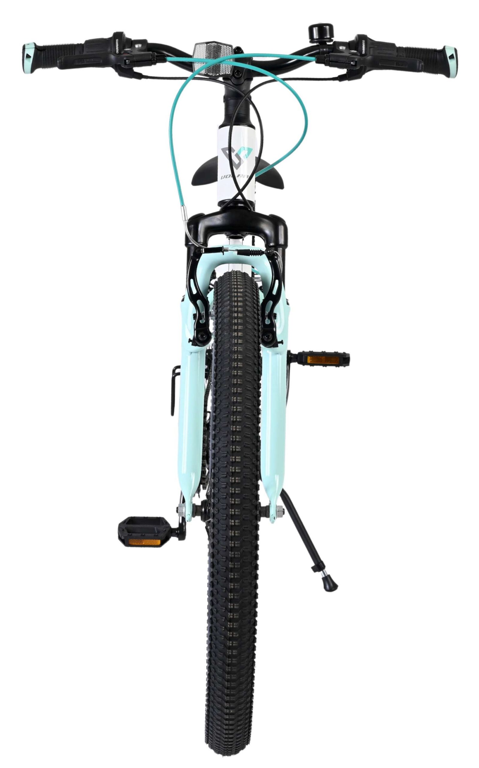 Volare Boost Kinderfiets - 24 inch - Wit/Mintgroen - 21 Speed - Afbeelding 7