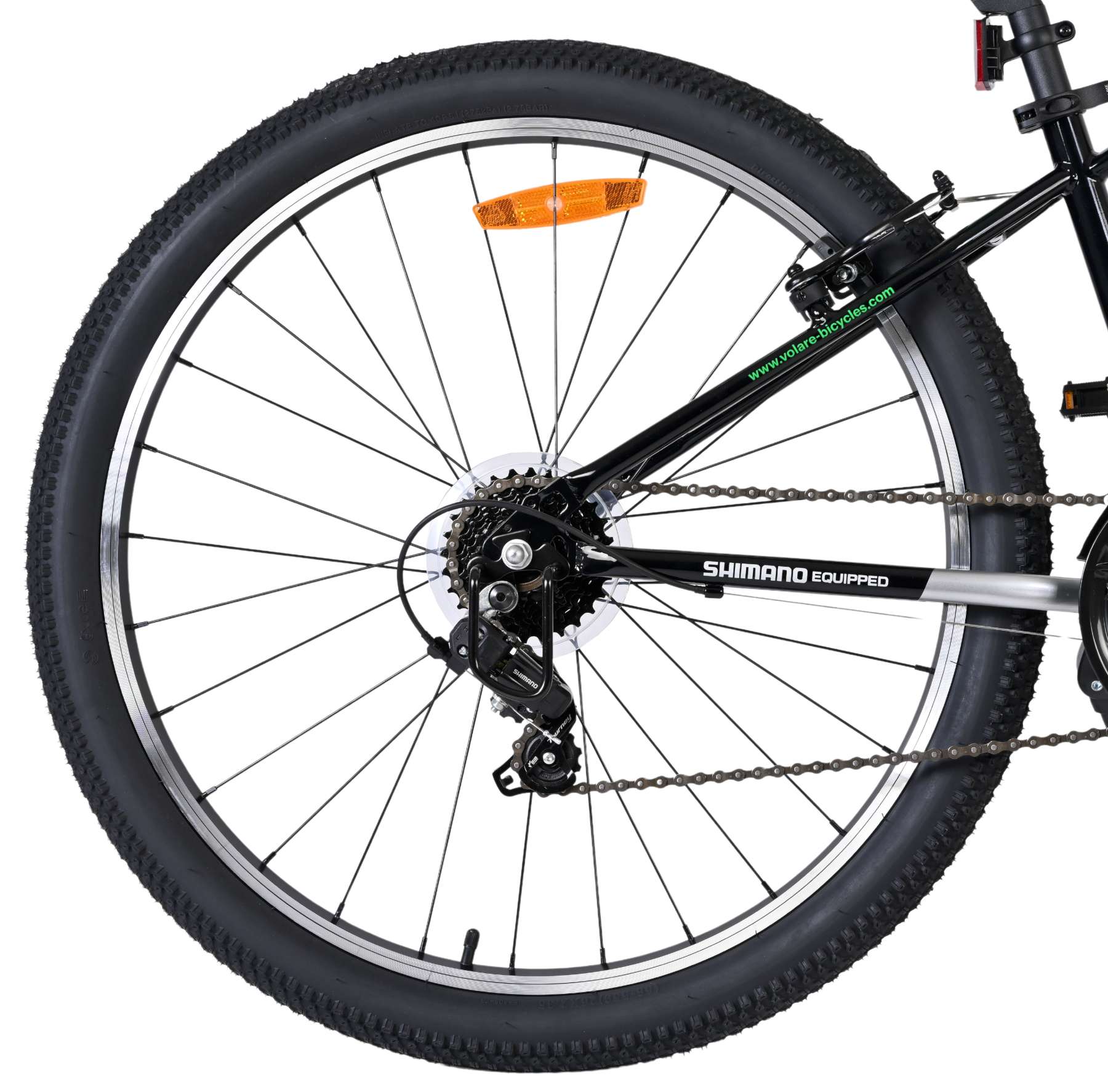 Volare Boost Kinderfiets - 26 inch - Zilver/Groen - 21 Speed - Afbeelding 2