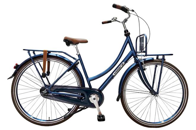 Volare Oma Classic Kinderfiets - Meisjes - 28 inch - M - Blauw - Shimano Nexus 3