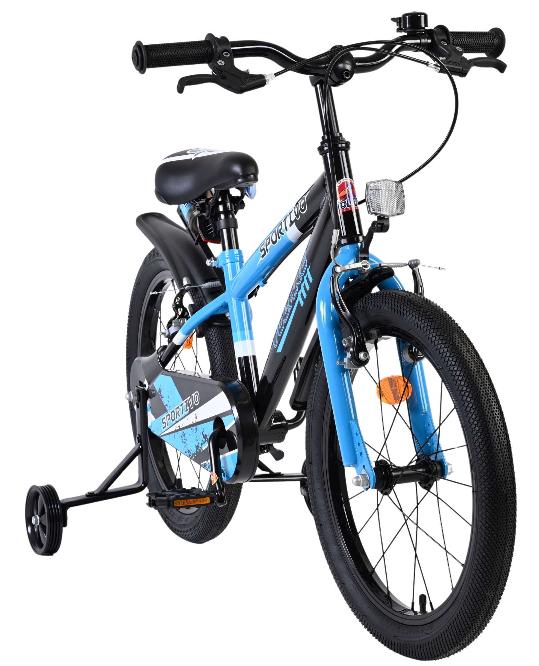Volare Sportivo Kinderfiets - Jongens - 18 inch - Blauw - Twee Handremmen - Afbeelding 5