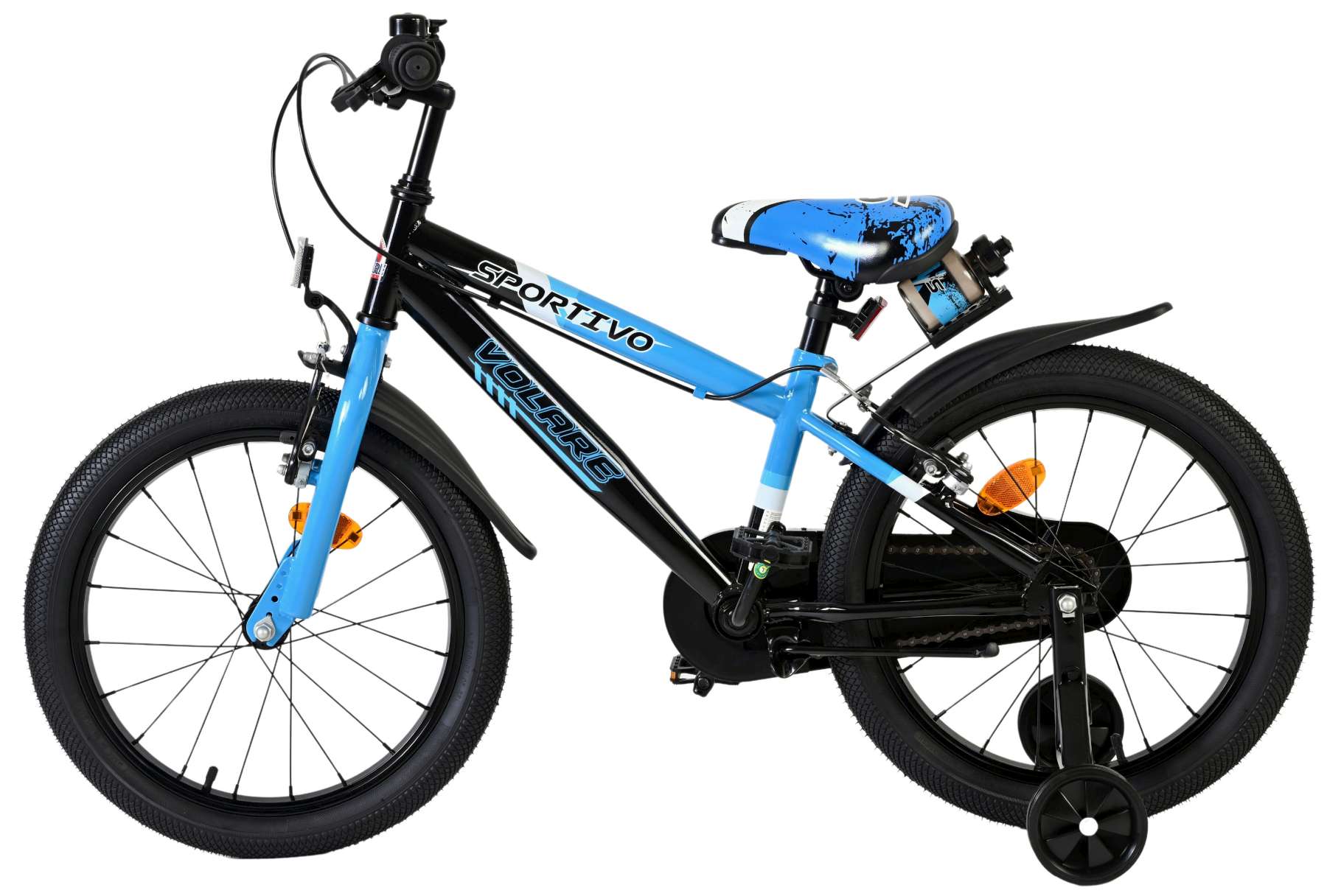 Volare Sportivo Kinderfiets - Jongens - 18 inch - Blauw - Twee Handremmen - Afbeelding 7