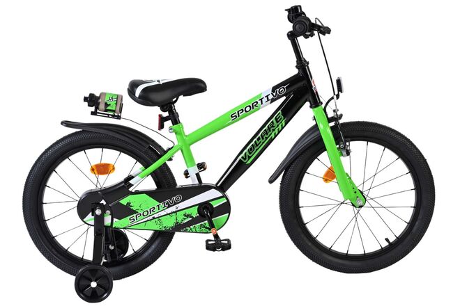 Volare Sportivo Kinderfiets - Jongens - 18 inch - Groen