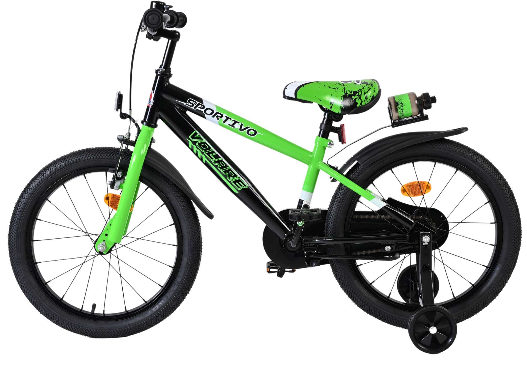 Volare Sportivo Kinderfiets - Jongens - 18 inch - Groen - Afbeelding 7