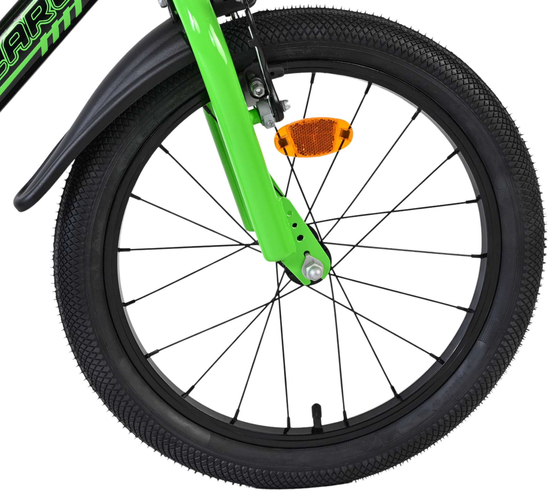 Volare Sportivo Kinderfiets - Jongens - 18 inch - Groen - Twee Handremmen - Afbeelding 3