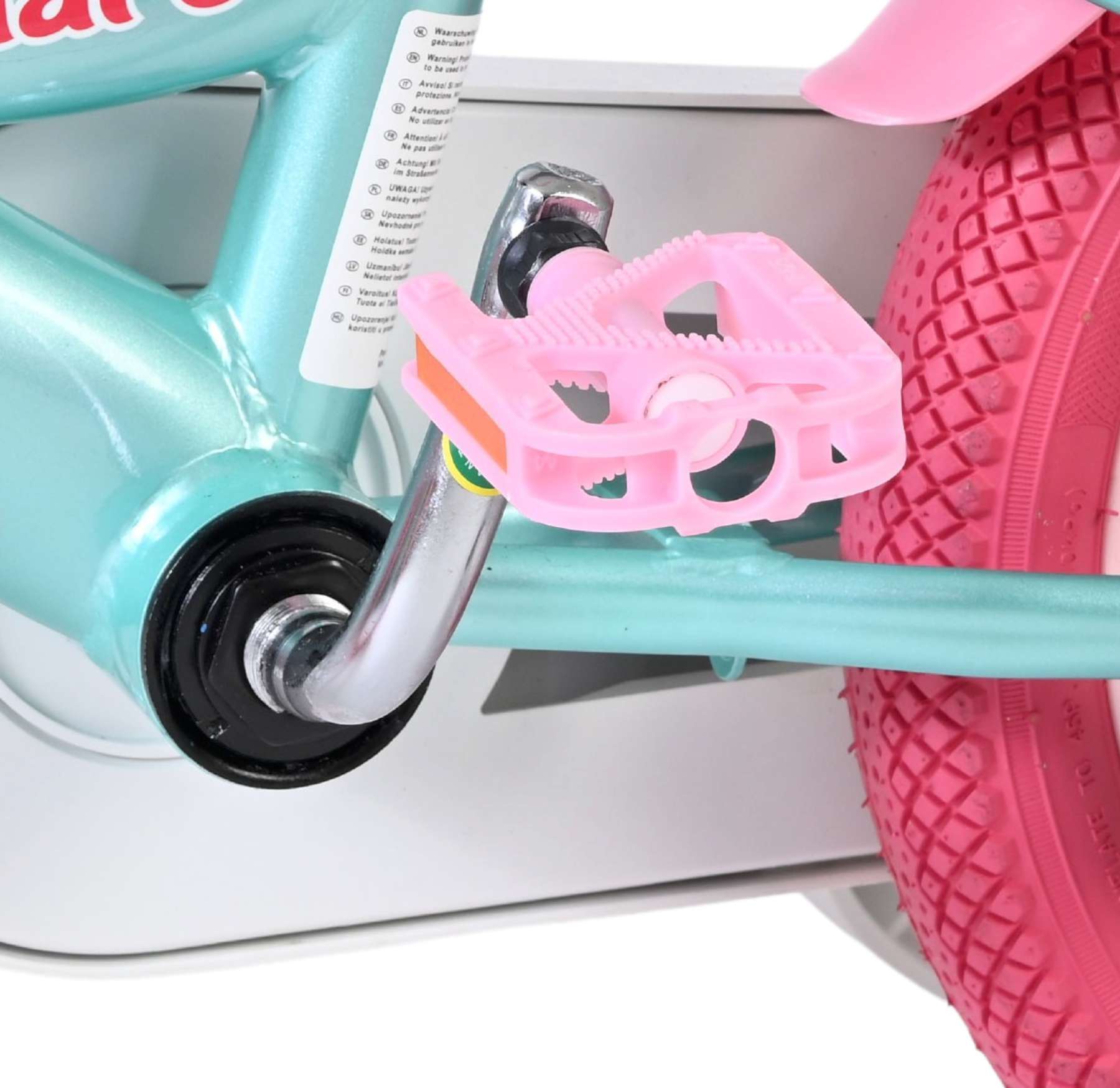 Volare Unicorn Kinderfiets - Meisjes - 12 inch - Groen - Afbeelding 10