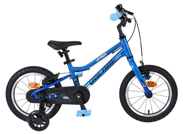 Volare Venom Kinderfiets - Jongens - 14 inch - Blauw - Twee handremmen