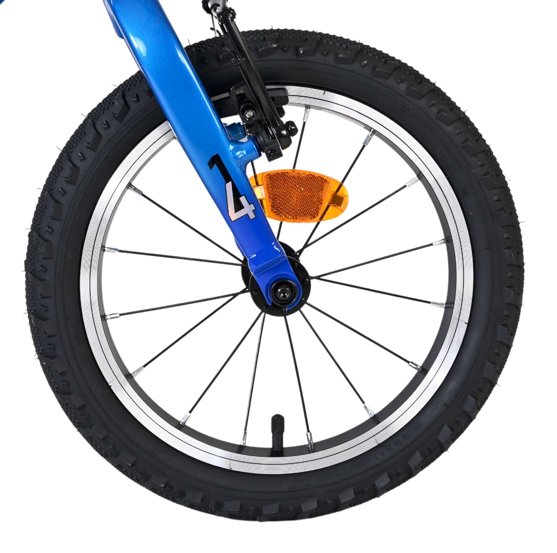 Volare Venom Kinderfiets - Jongens - 14 inch - Blauw - Twee handremmen - Afbeelding 3