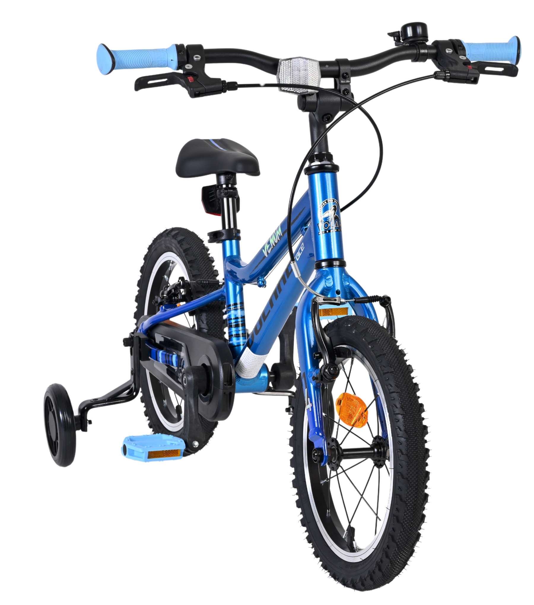 Volare Venom Kinderfiets - Jongens - 14 inch - Blauw - Twee handremmen - Afbeelding 5