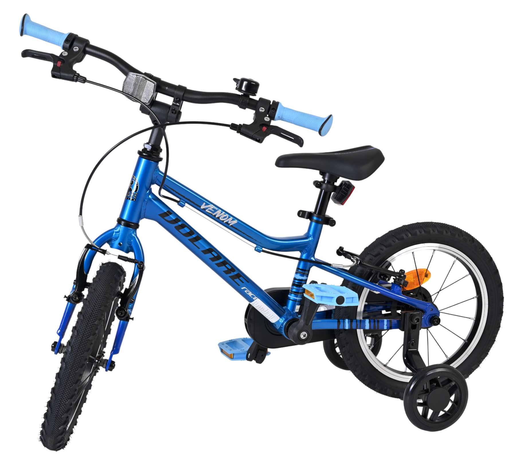 Volare Venom Kinderfiets - Jongens - 14 inch - Blauw - Twee handremmen - Afbeelding 8