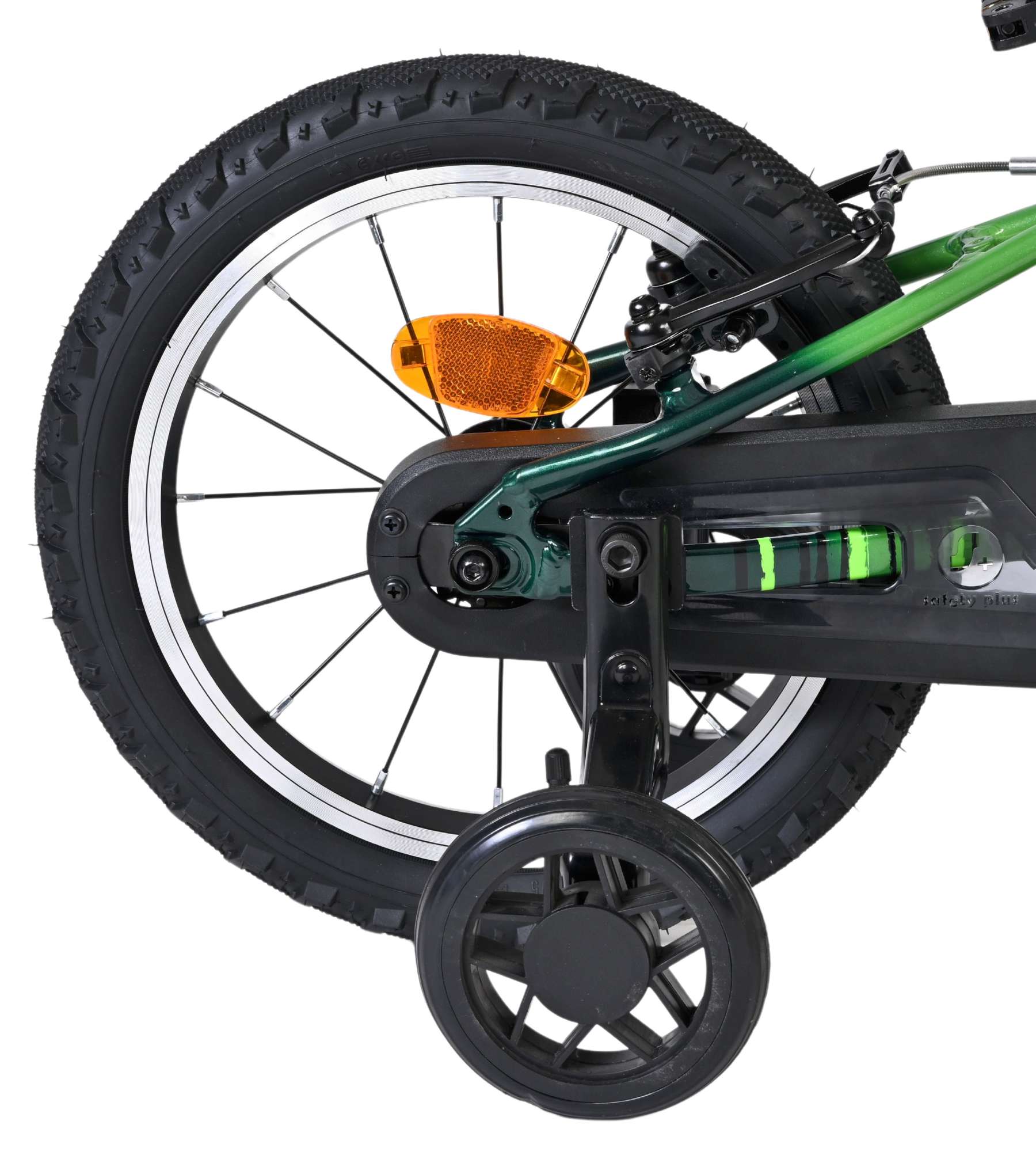 Volare Venom Kinderfiets - Jongens - 14 inch - Groen - Twee handremmen - Afbeelding 2