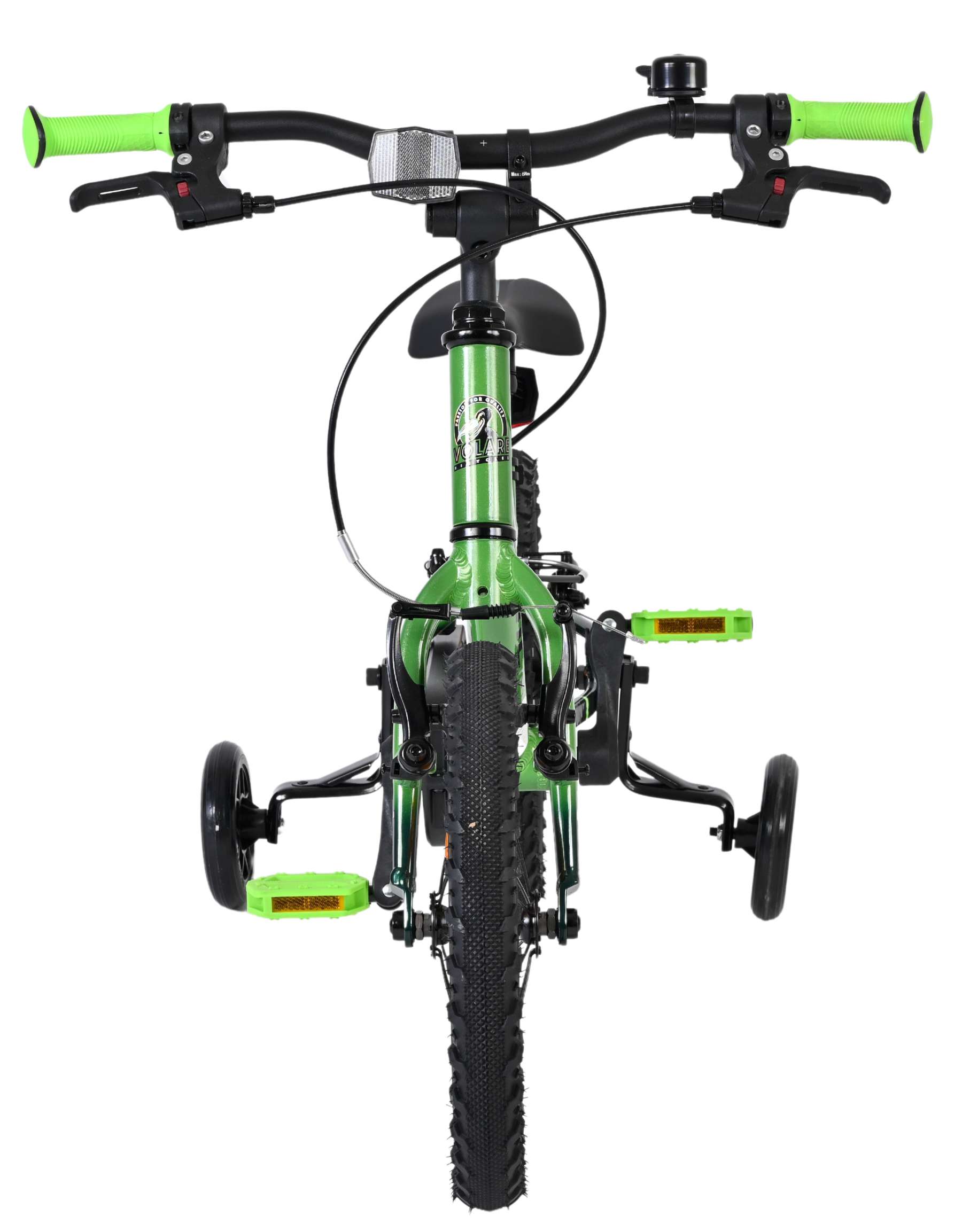 Volare Venom Kinderfiets - Jongens - 14 inch - Groen - Twee handremmen - Afbeelding 6