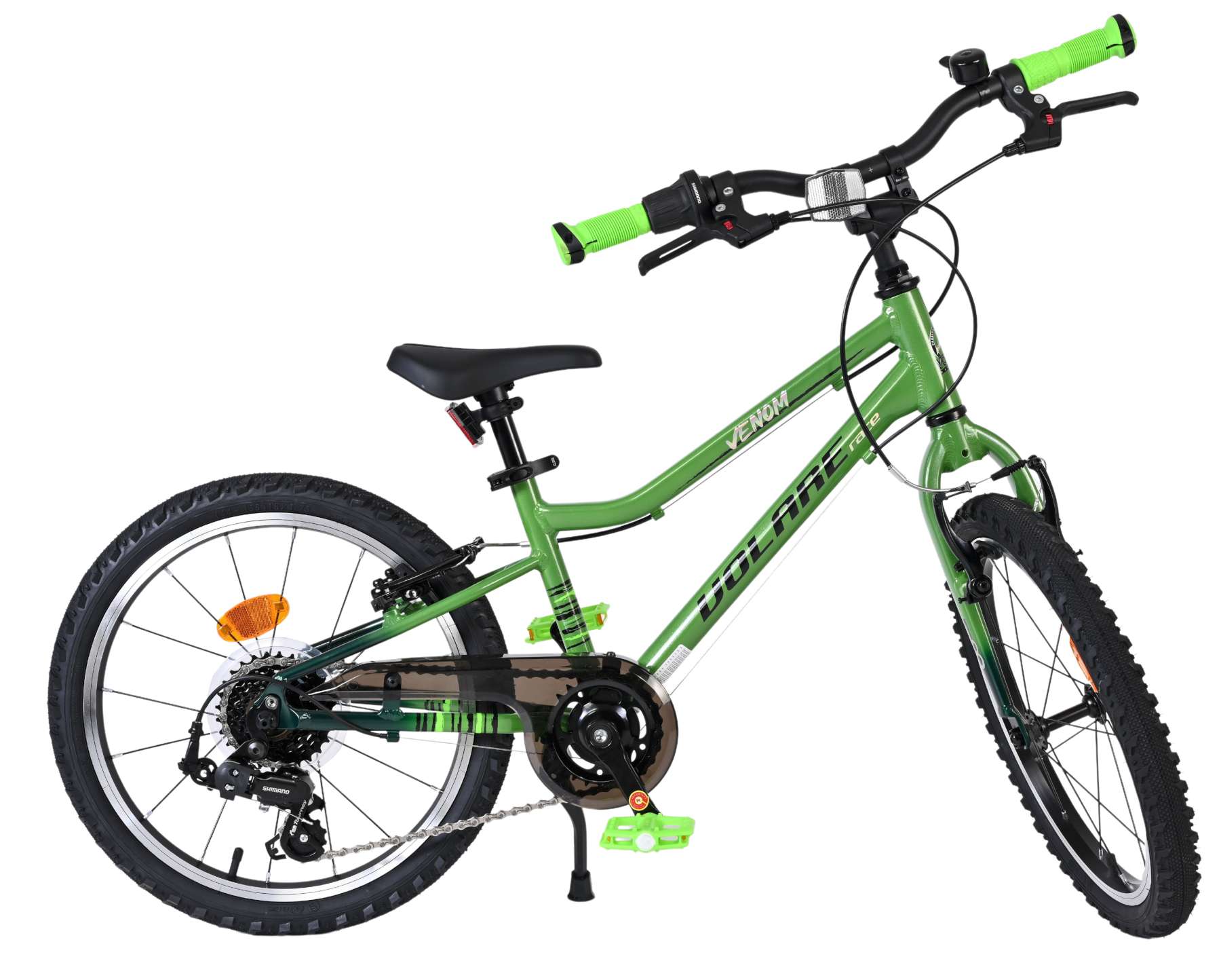 Volare Venom Kinderfiets - Jongens - 18 inch - Groen - 6 versnellingen - Afbeelding 11
