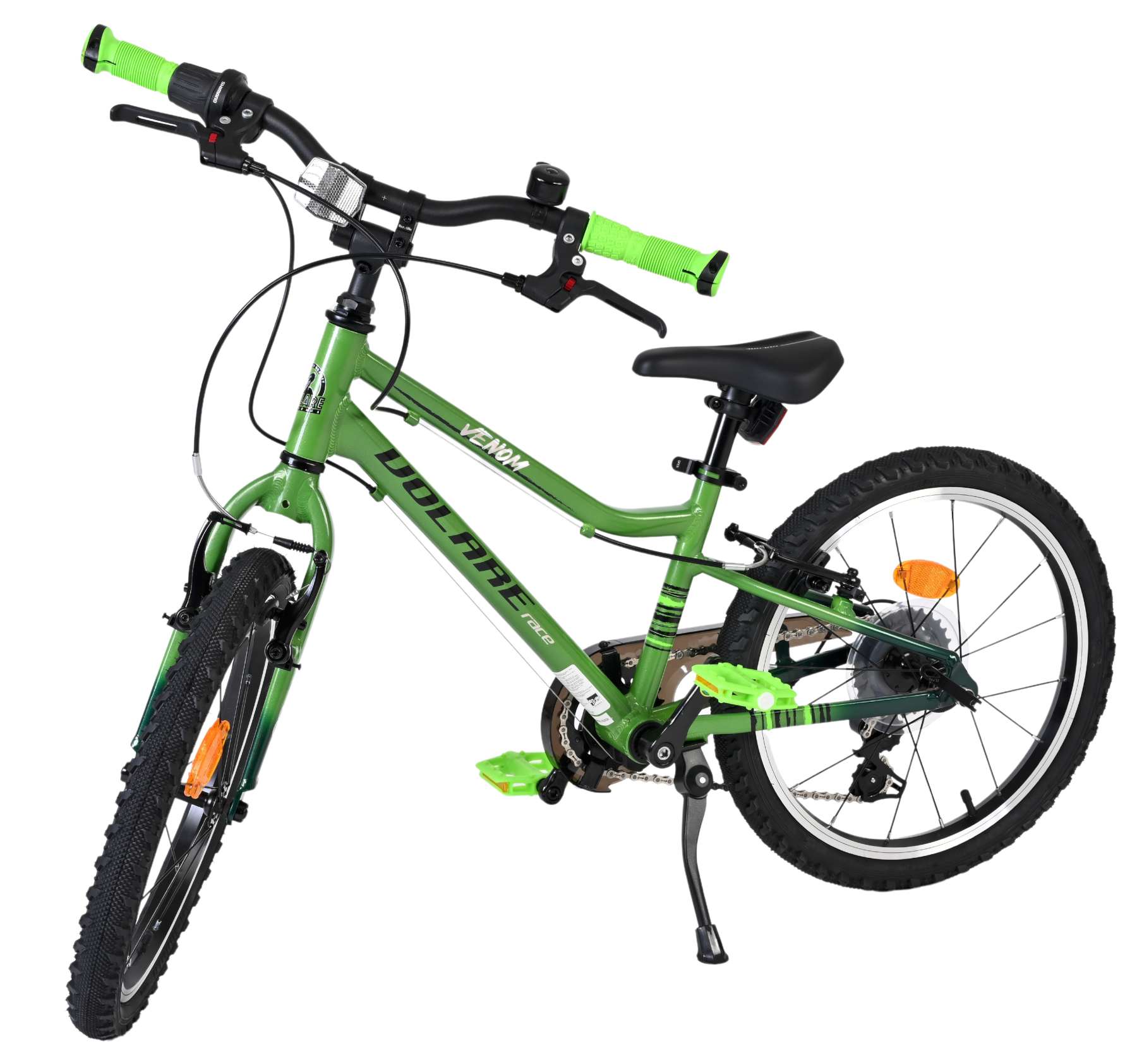 Volare Venom Kinderfiets - Jongens - 18 inch - Groen - 6 versnellingen - Afbeelding 9