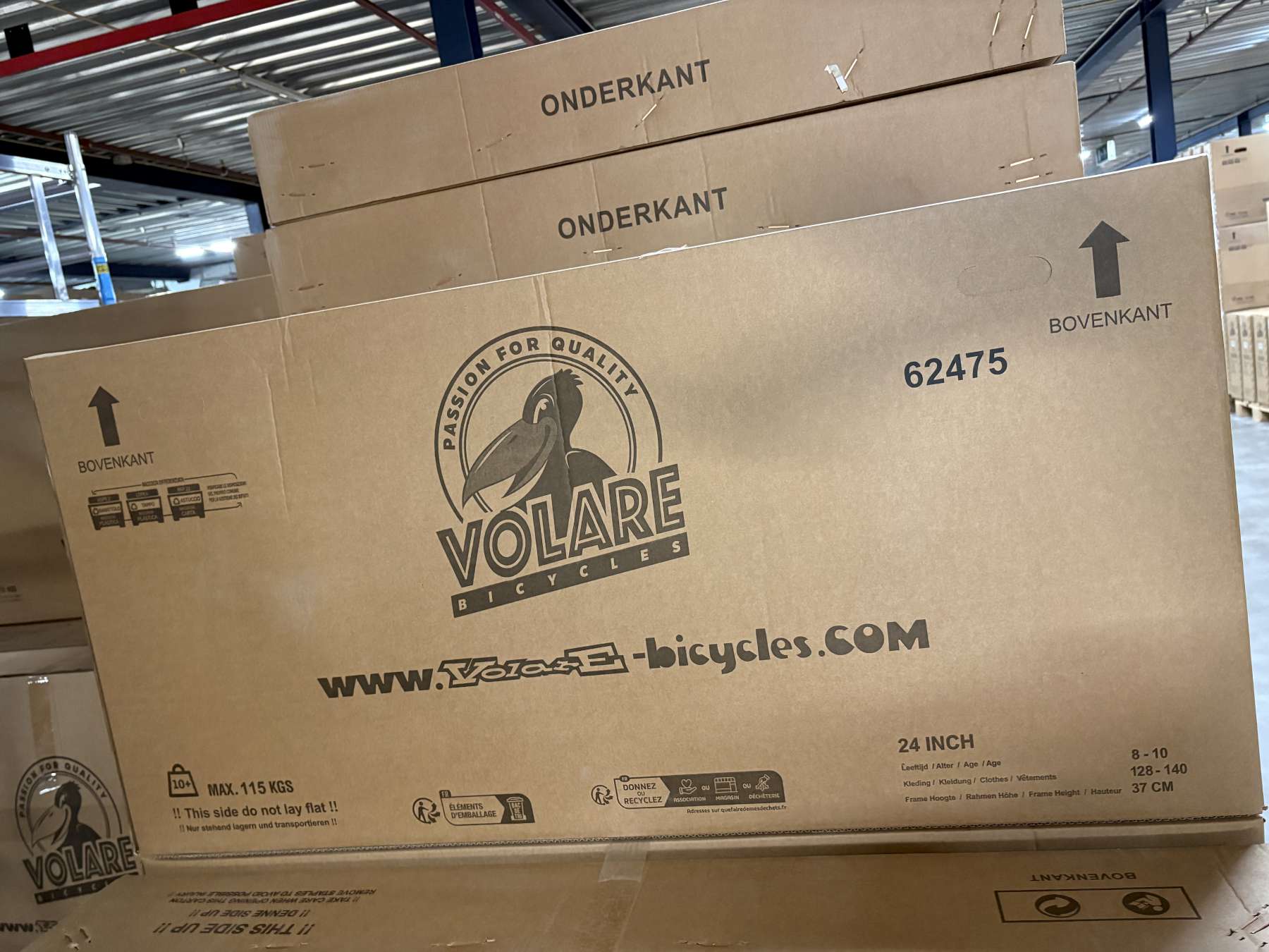 Volare Boost Kinderfiets - 24 inch - Blauw Grijs - 21 versnellingen - Afbeelding 13